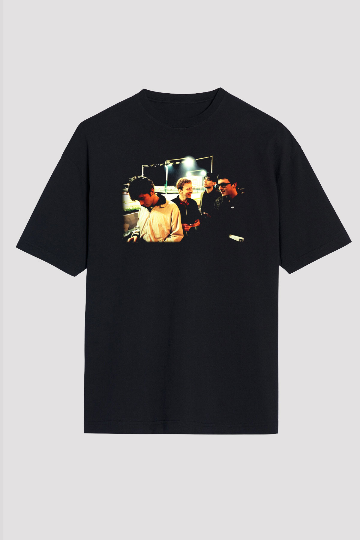 Blur Siyah Unisex Oversize Tişört T-Shirt
