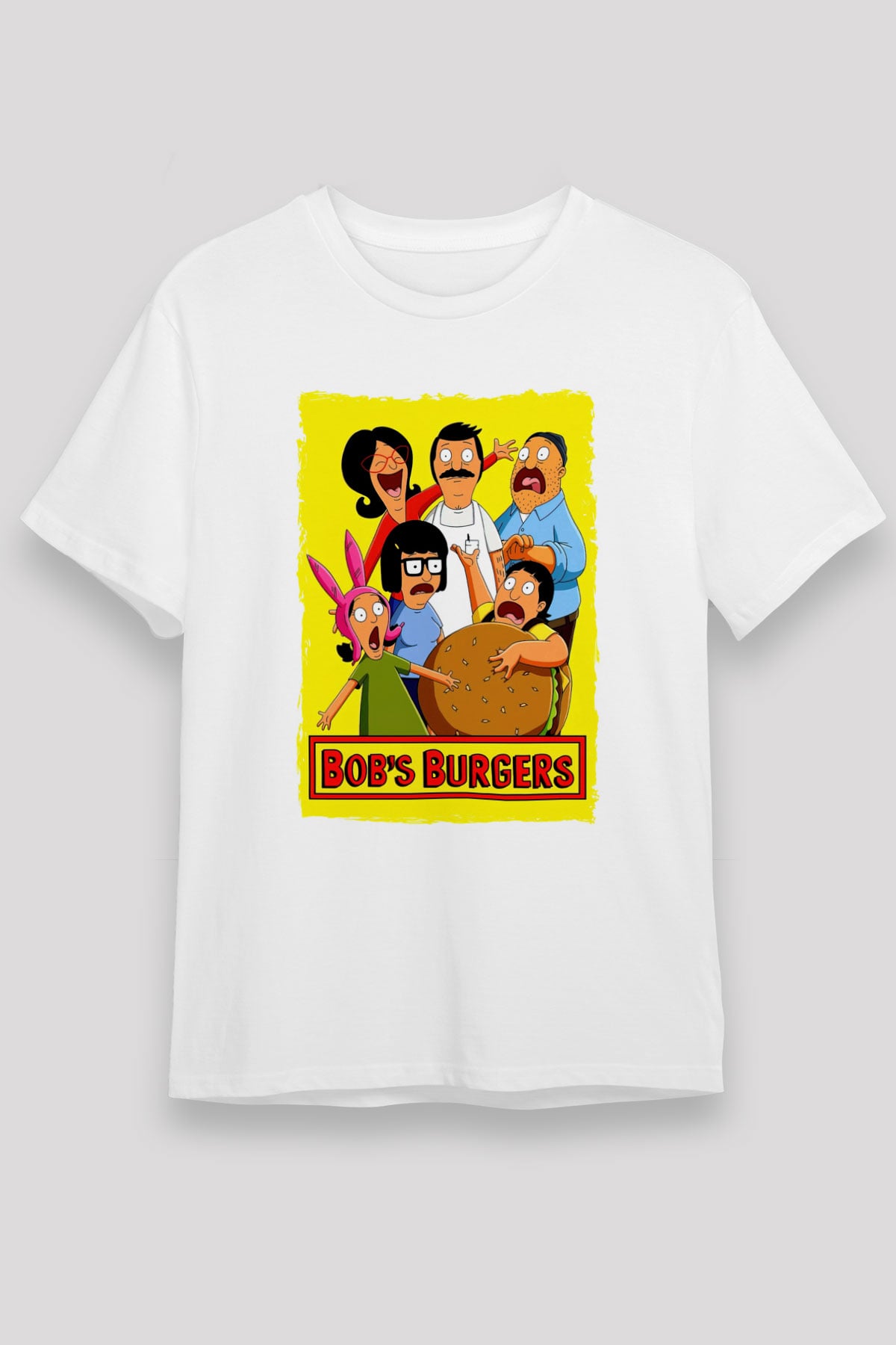 Bob's Burgers Beyaz Unisex Tişört T-Shirt