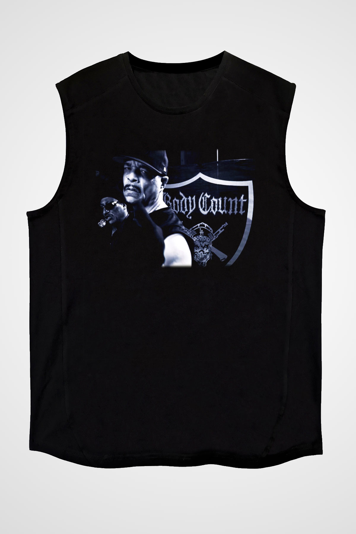 Body Count Siyah Unisex Kolsuz Tişört