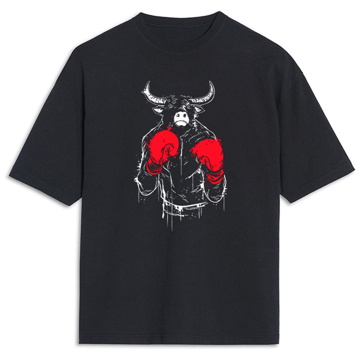 Boğa Oversize Tişört Oversize T-Shirt OSS1741