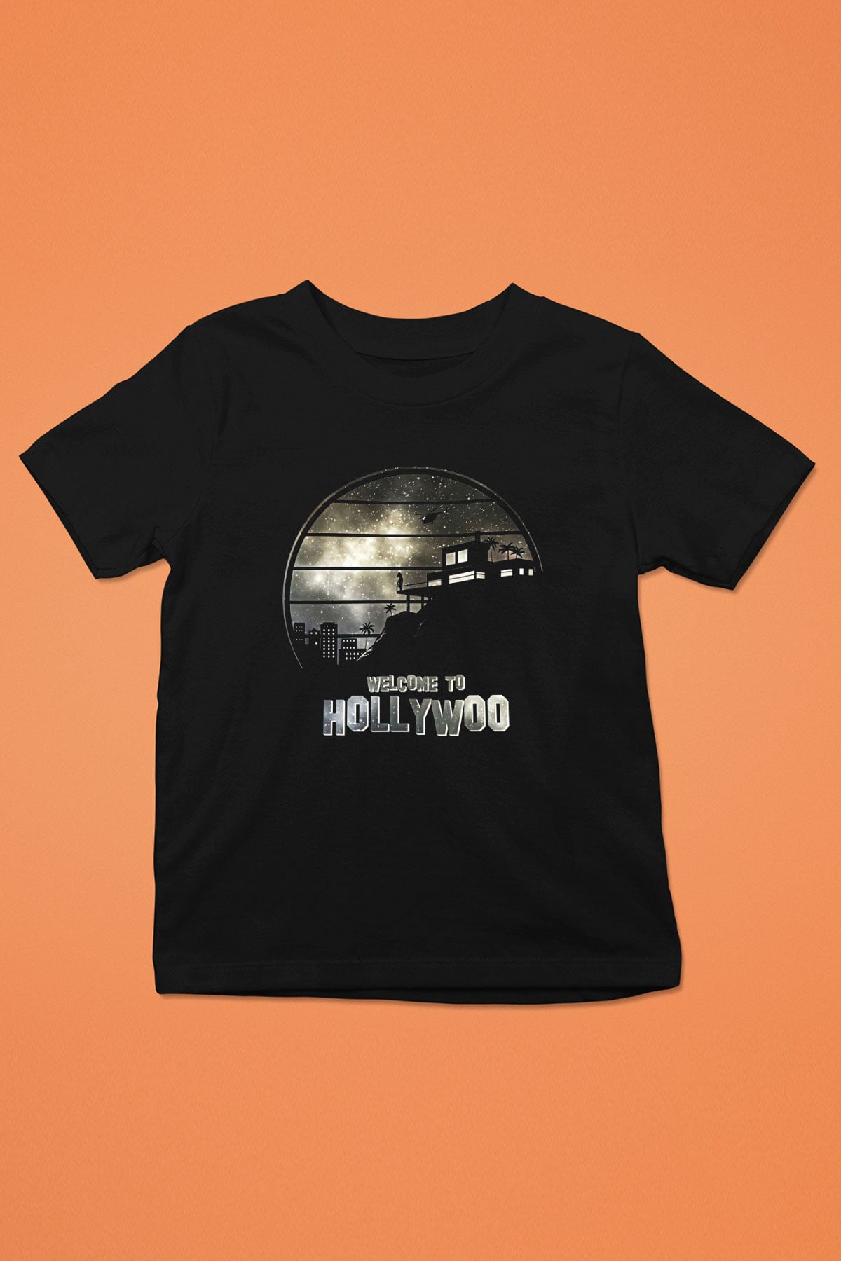 Bojack Horseman Baskılı Unisex Siyah Çocuk Tişört - Tshirt