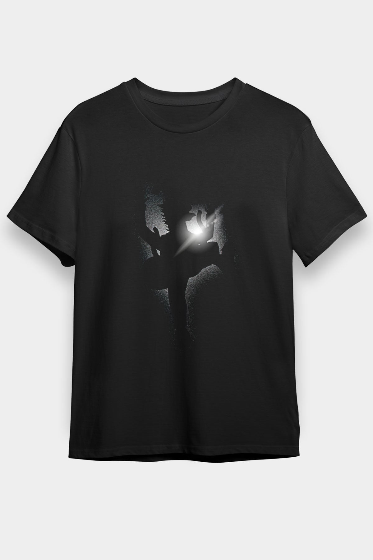 Bojack Horseman Baskılı Unisex Siyah Tişört - Tshirt