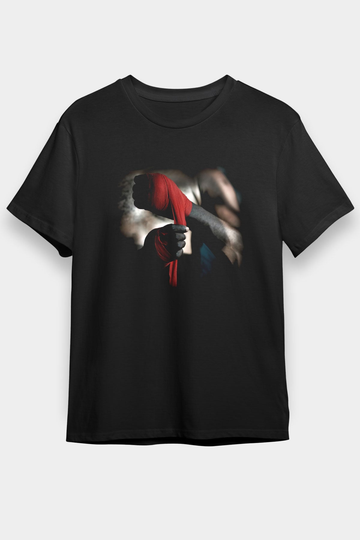 Boks Siyah Unisex Tişört T-Shirt - TişörtFabrikası