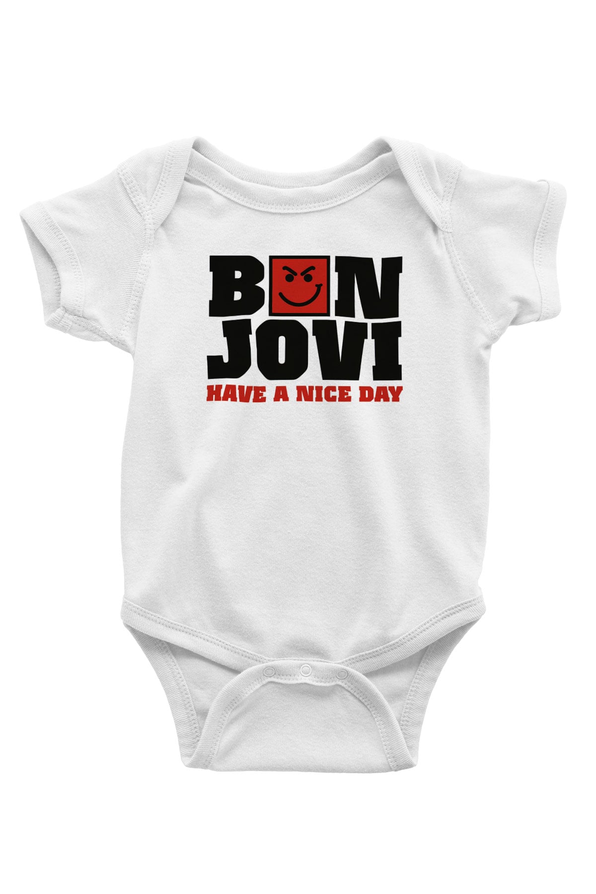 Bon Jovi Have A Nice Day Beyaz Bebek Body - Zıbın