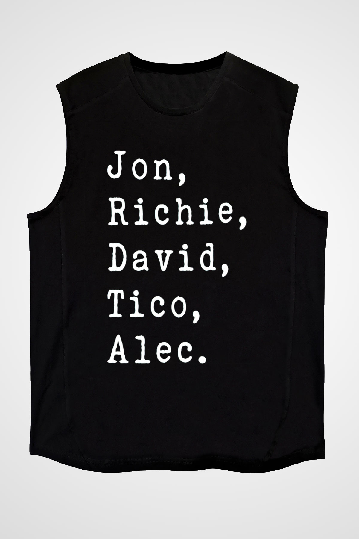 Bon Jovi Siyah Unisex Kolsuz Tişört