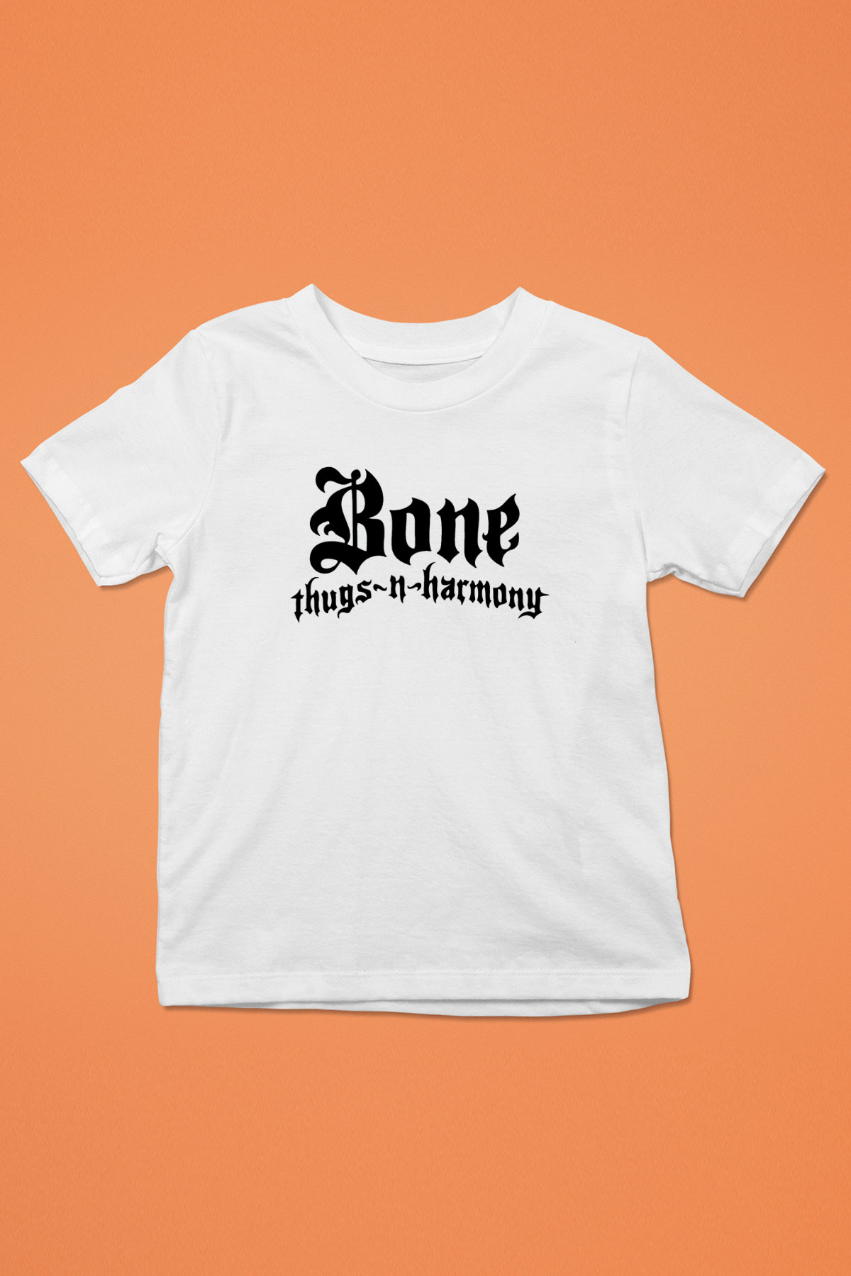 Bone ThugsnHarmony Baskılı Beyaz Unisex Çocuk Tişört