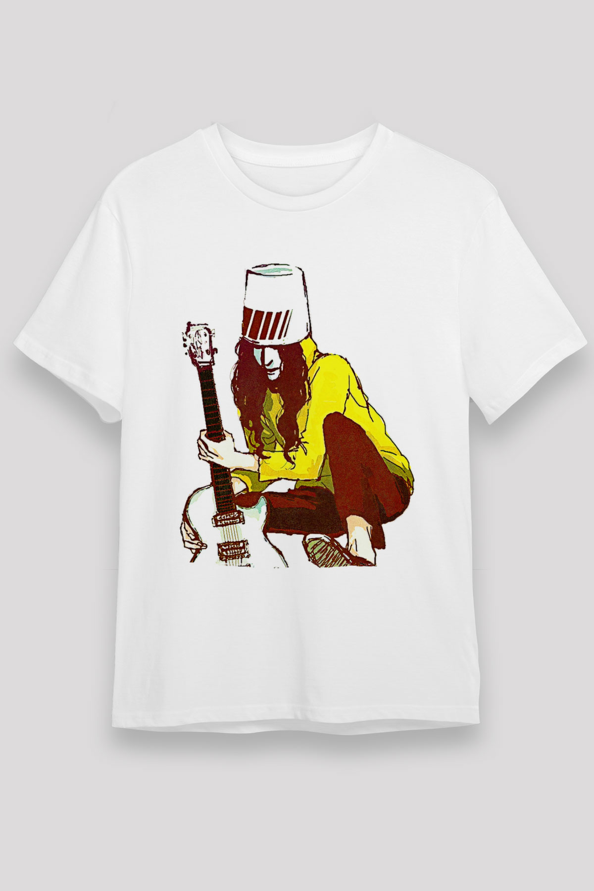 Boney M Baskılı Unisex Beyaz Tişört - Tshirt
