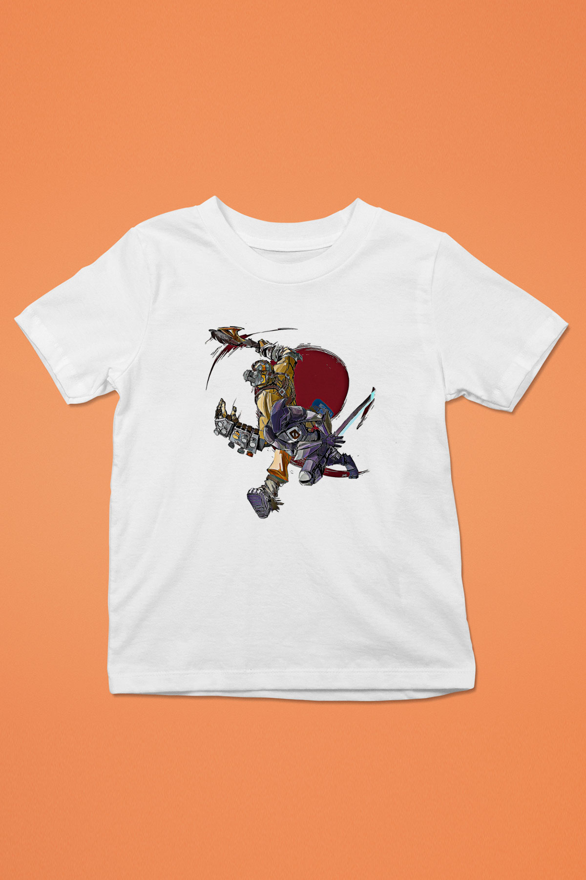 Borderlands Baskılı Beyaz Unisex Beyaz Çocuk Tişört - Tshirt