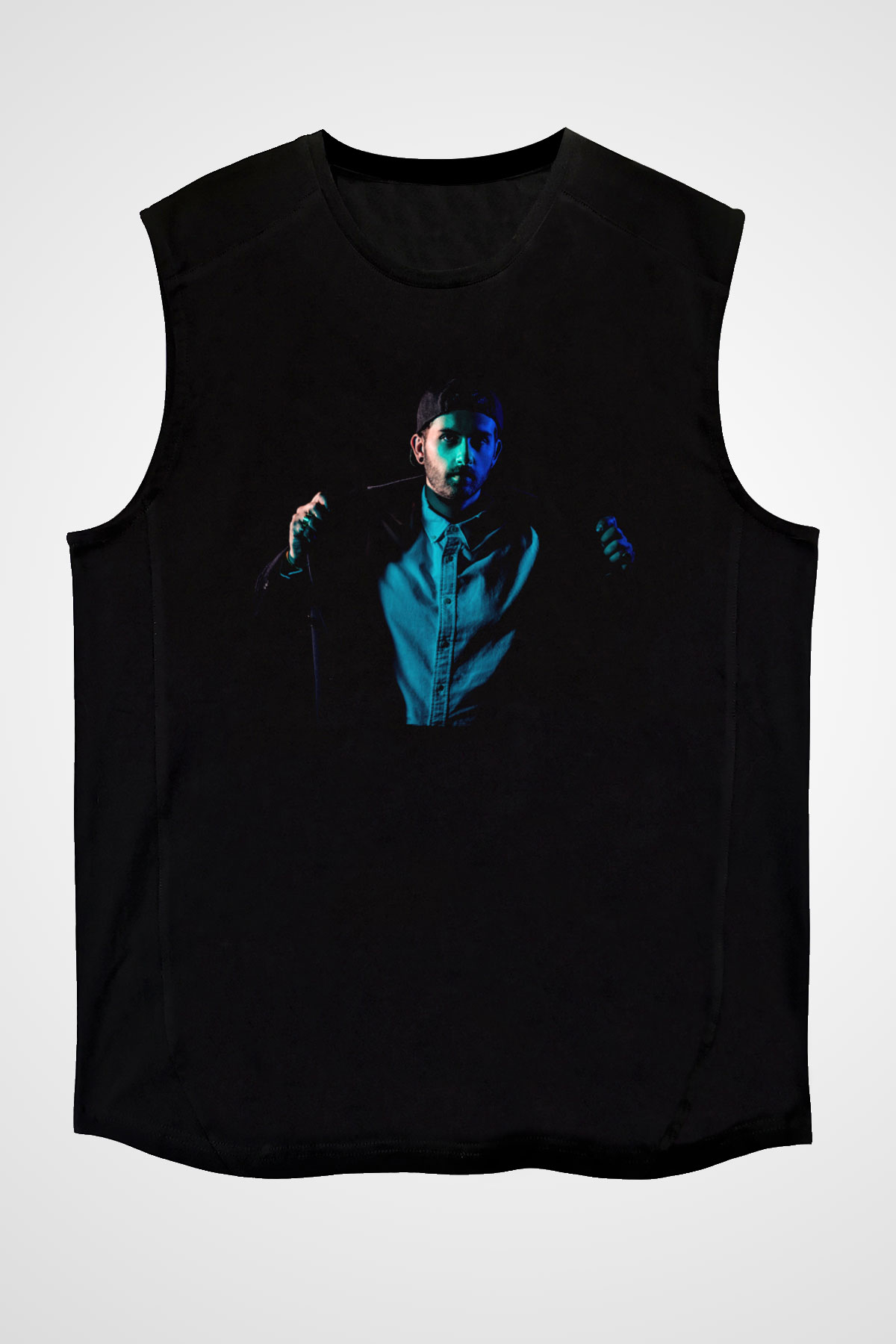 Borgore Siyah Unisex Kolsuz Tişört