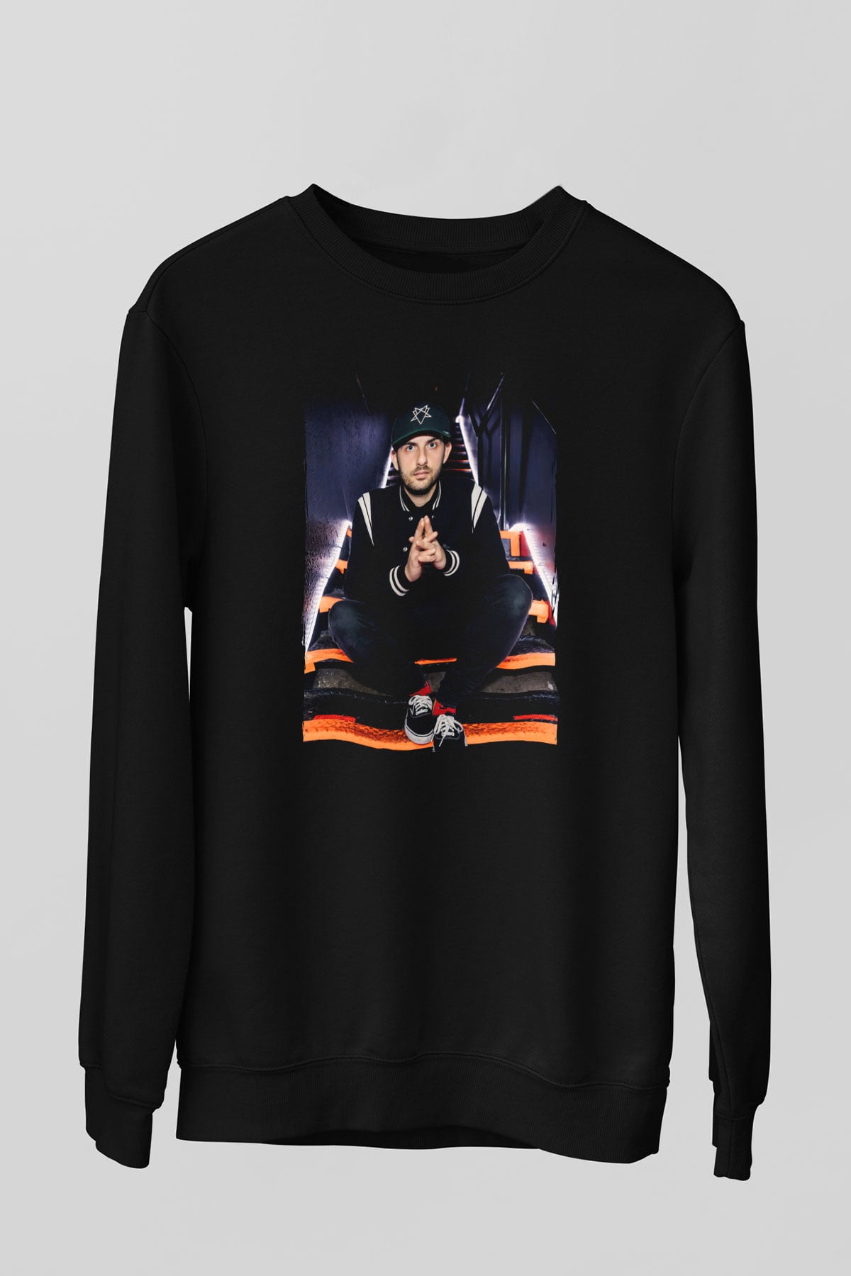 Borgore Siyah Unisex Sweatshirt