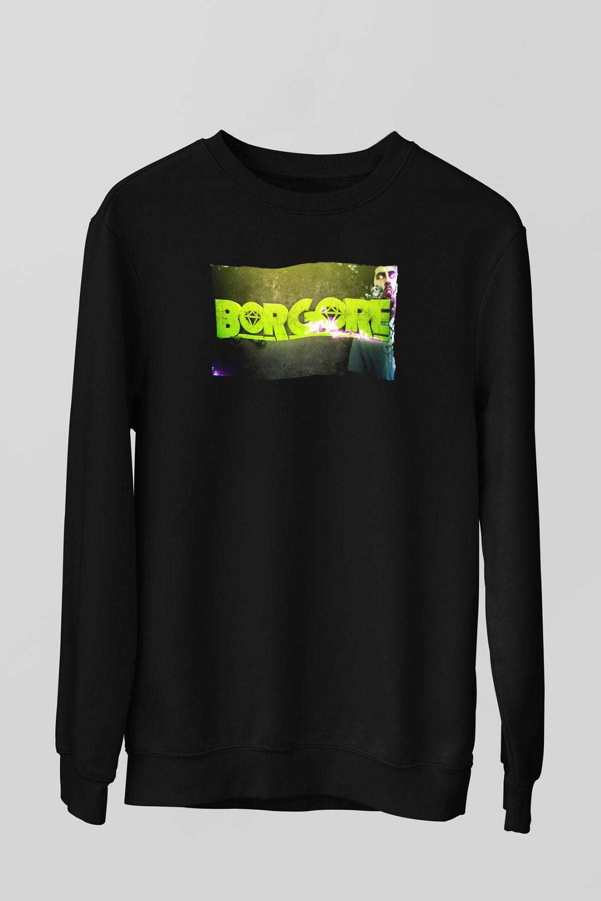 Borgore Siyah Unisex Sweatshirt