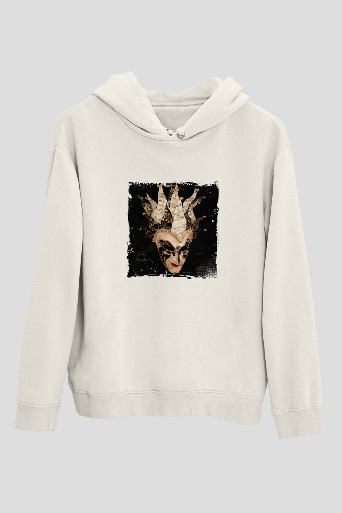 Boris BrejchaBaskılı Beyaz Hoodie