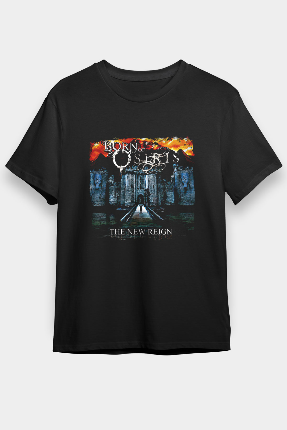 Born Of Osiris Baskılı Unisex Siyah Tişört