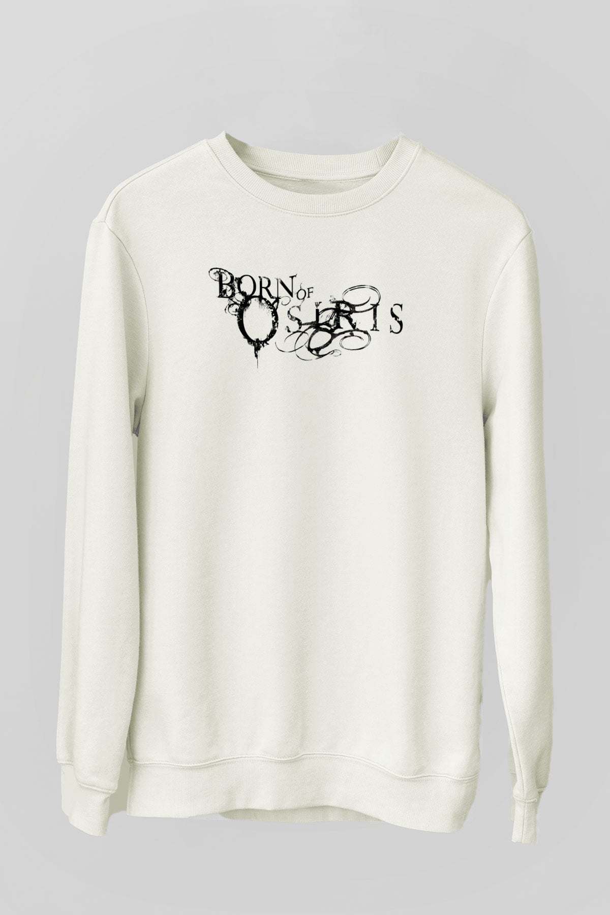 Born Of Osiris Beyaz Unisex Sweatshirt