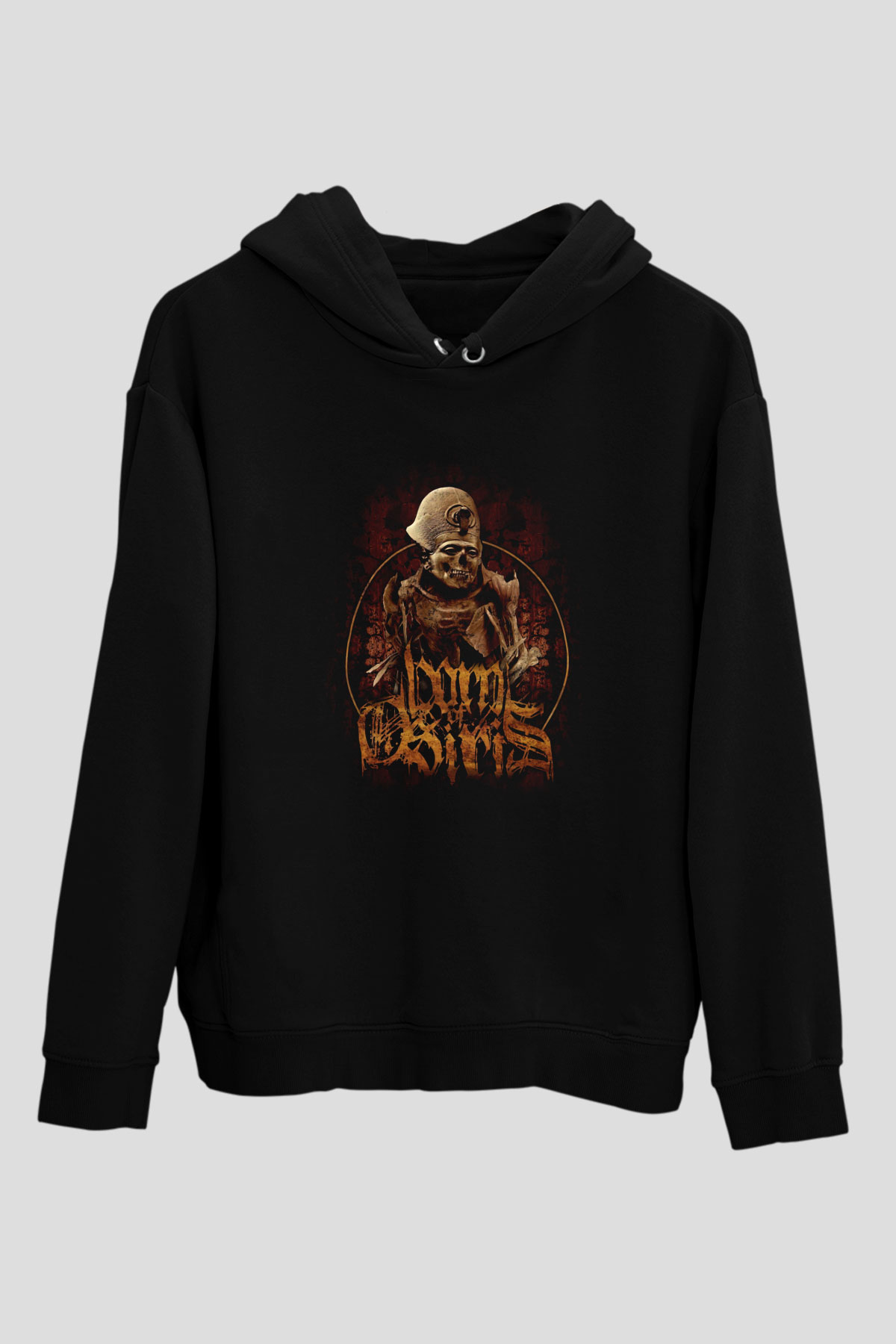 Born Of Osiris Siyah Unisex Kapüşonlu Sweatshirt