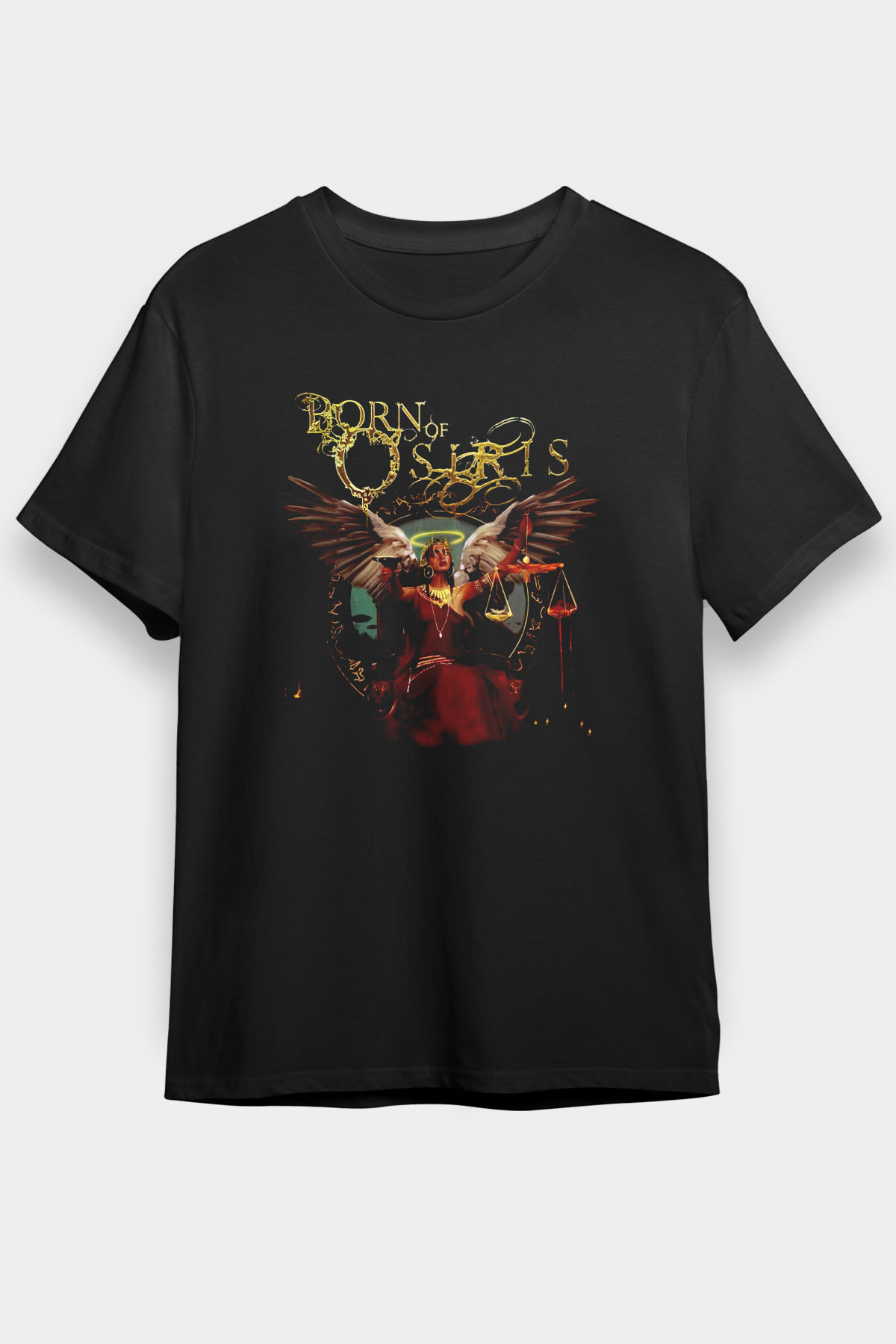 Born Of Osiris Siyah Unisex Tişört T-Shirt - TişörtFabrikası