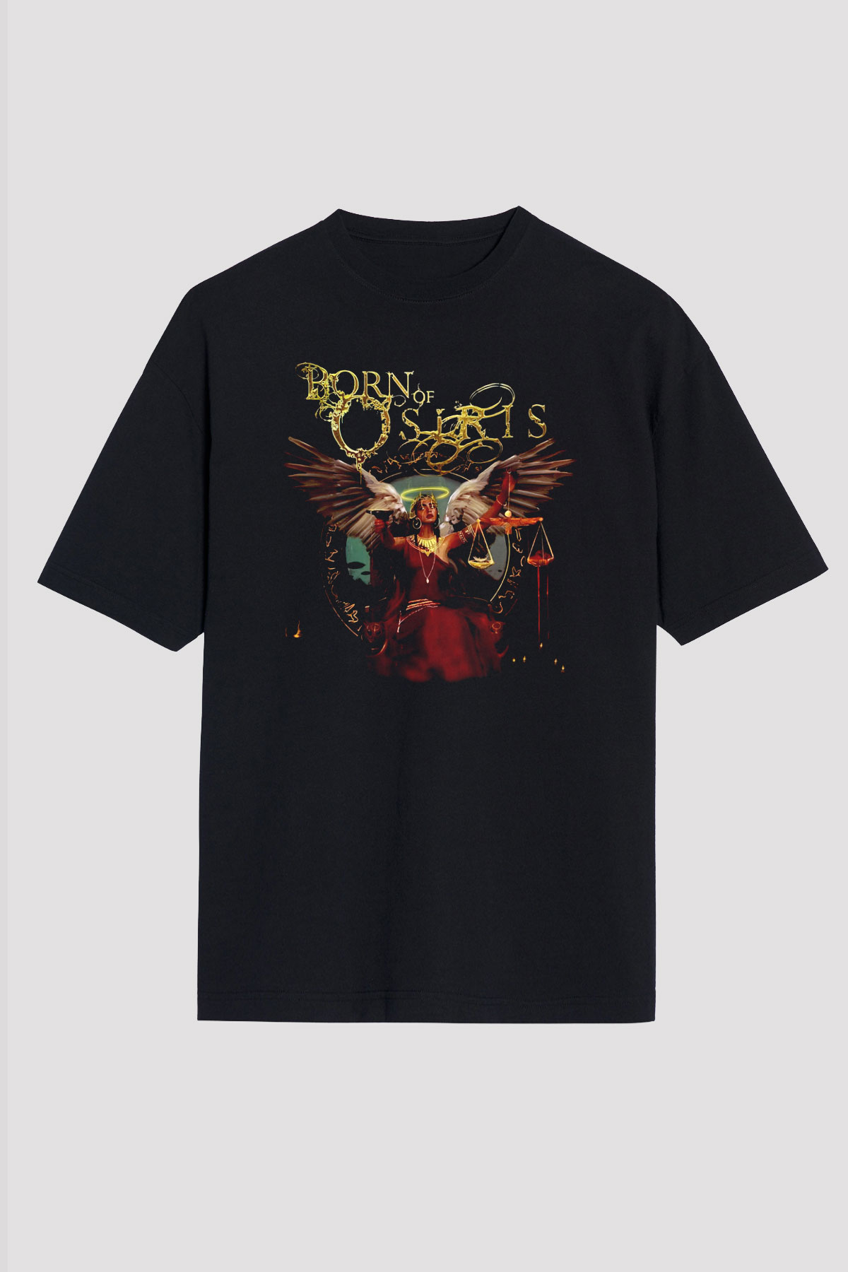 Born Of Osiris Siyah Unisex Tişört T-Shirt - TişörtFabrikası