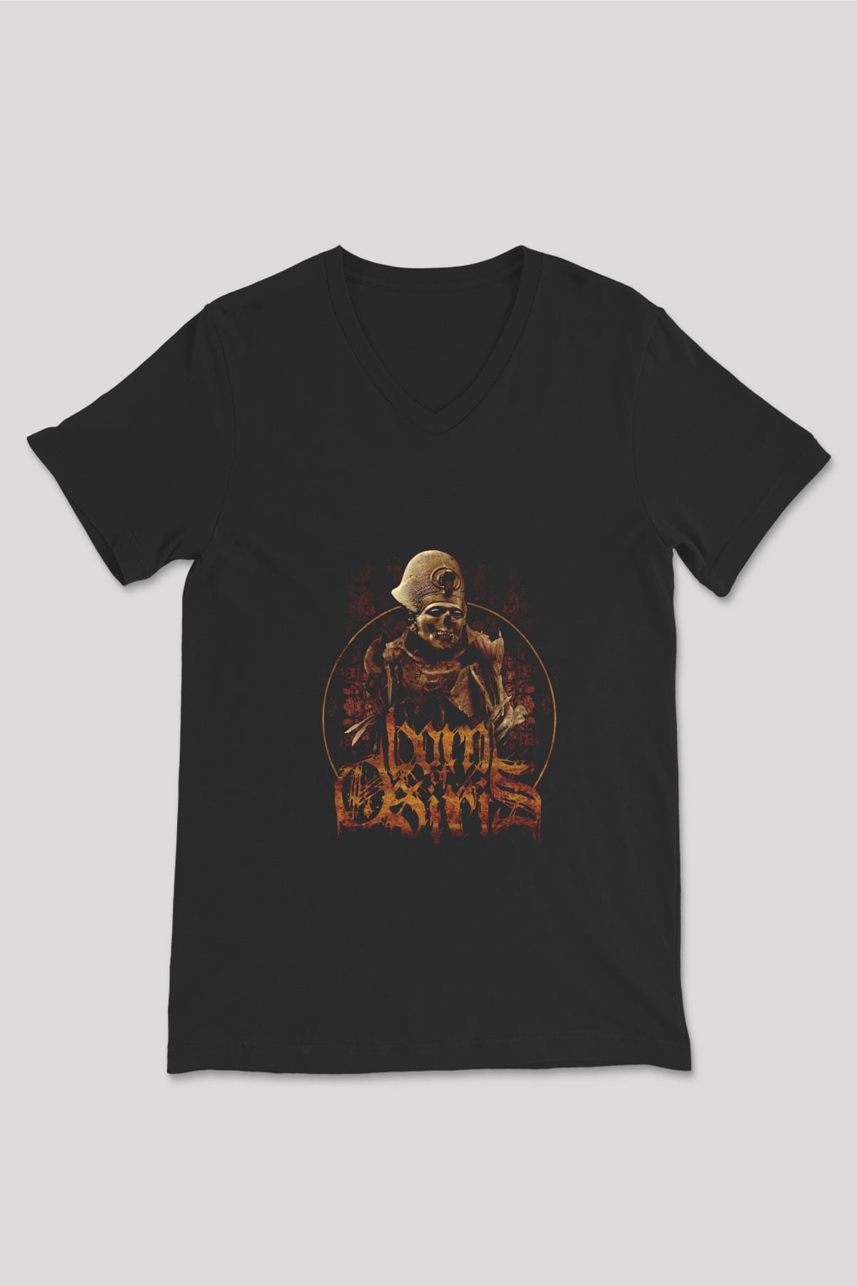 Born Of Osiris Siyah Unisex V Yaka Tişört