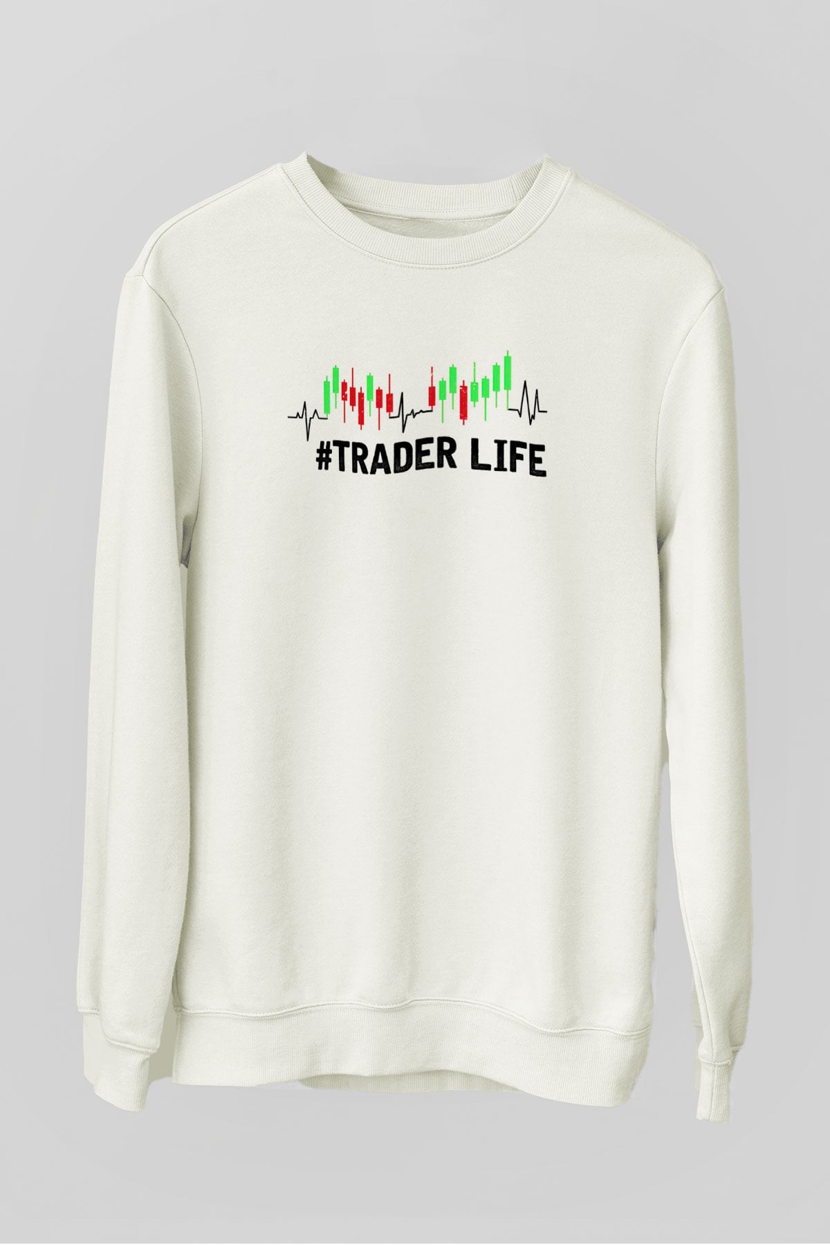 Borsacı Beyaz Unisex Sweatshirt