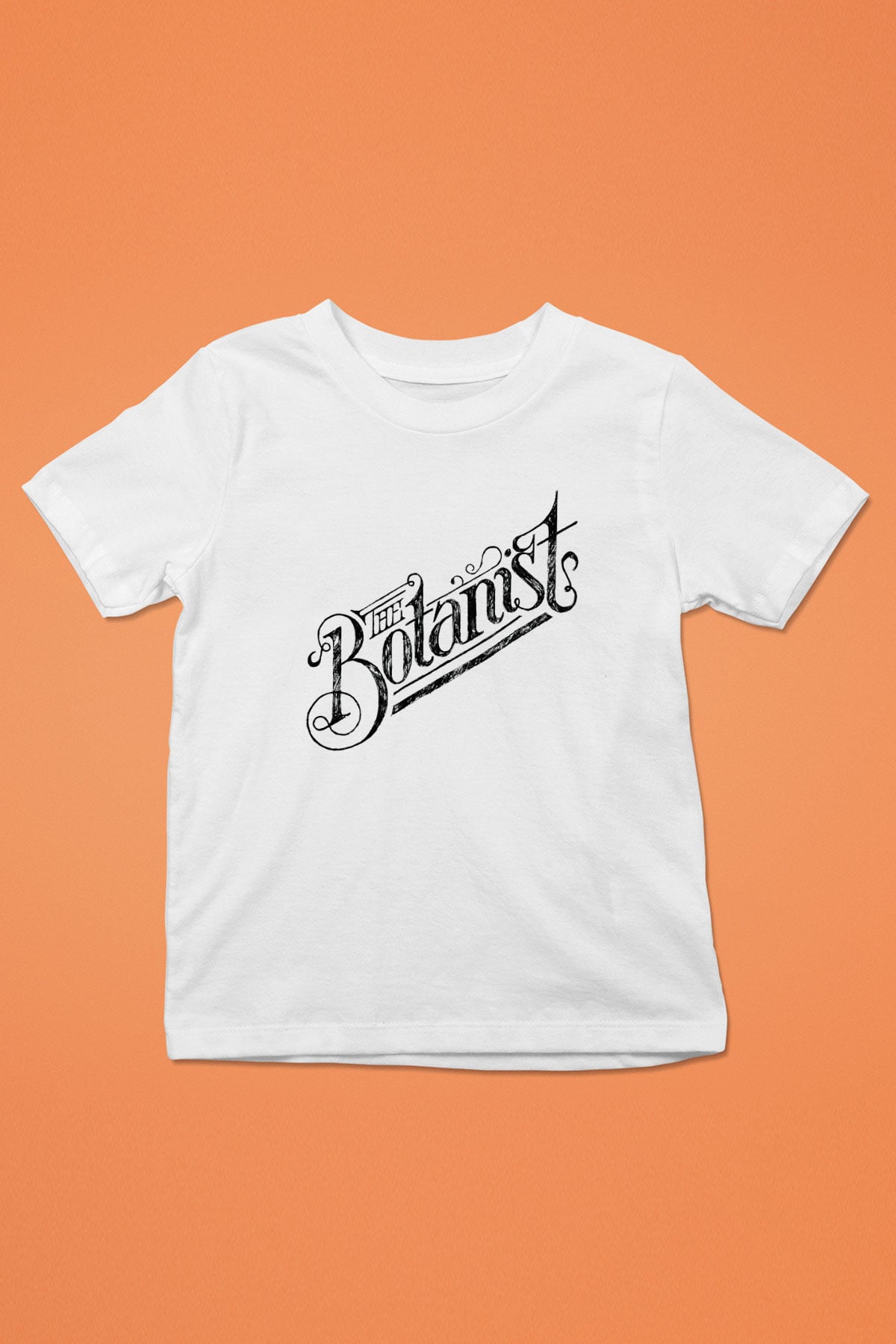 Botanikçi Baskılı Beyaz Unisex Çocuk Tişört