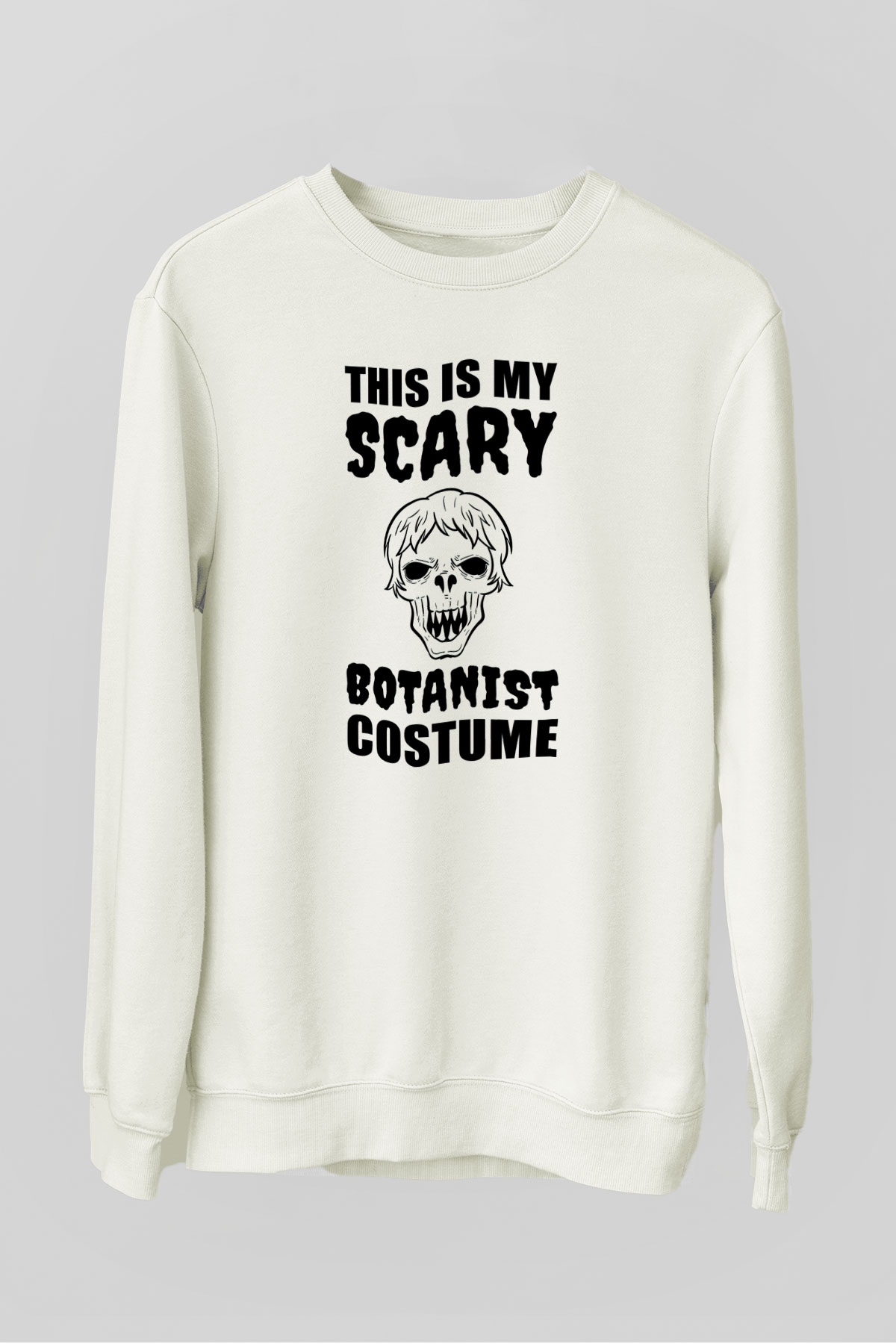 Botanikçi Beyaz Unisex Sweatshirt