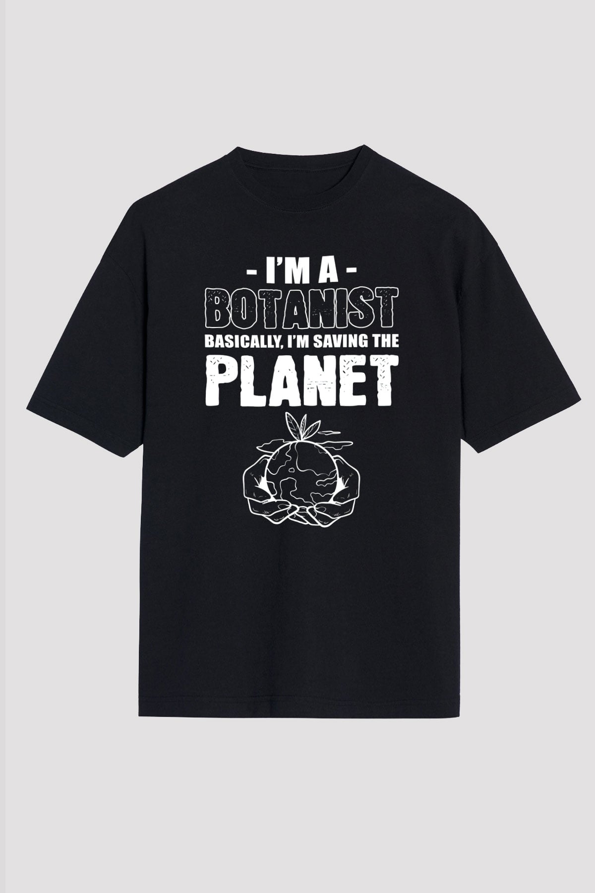Botanikçi Siyah Unisex Tişört T-Shirt - TişörtFabrikası