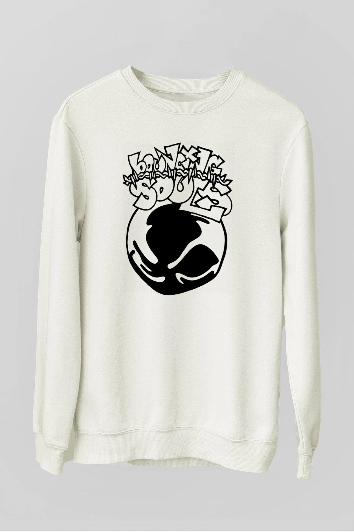 Bouncing Souls Beyaz Unisex Sweatshirt