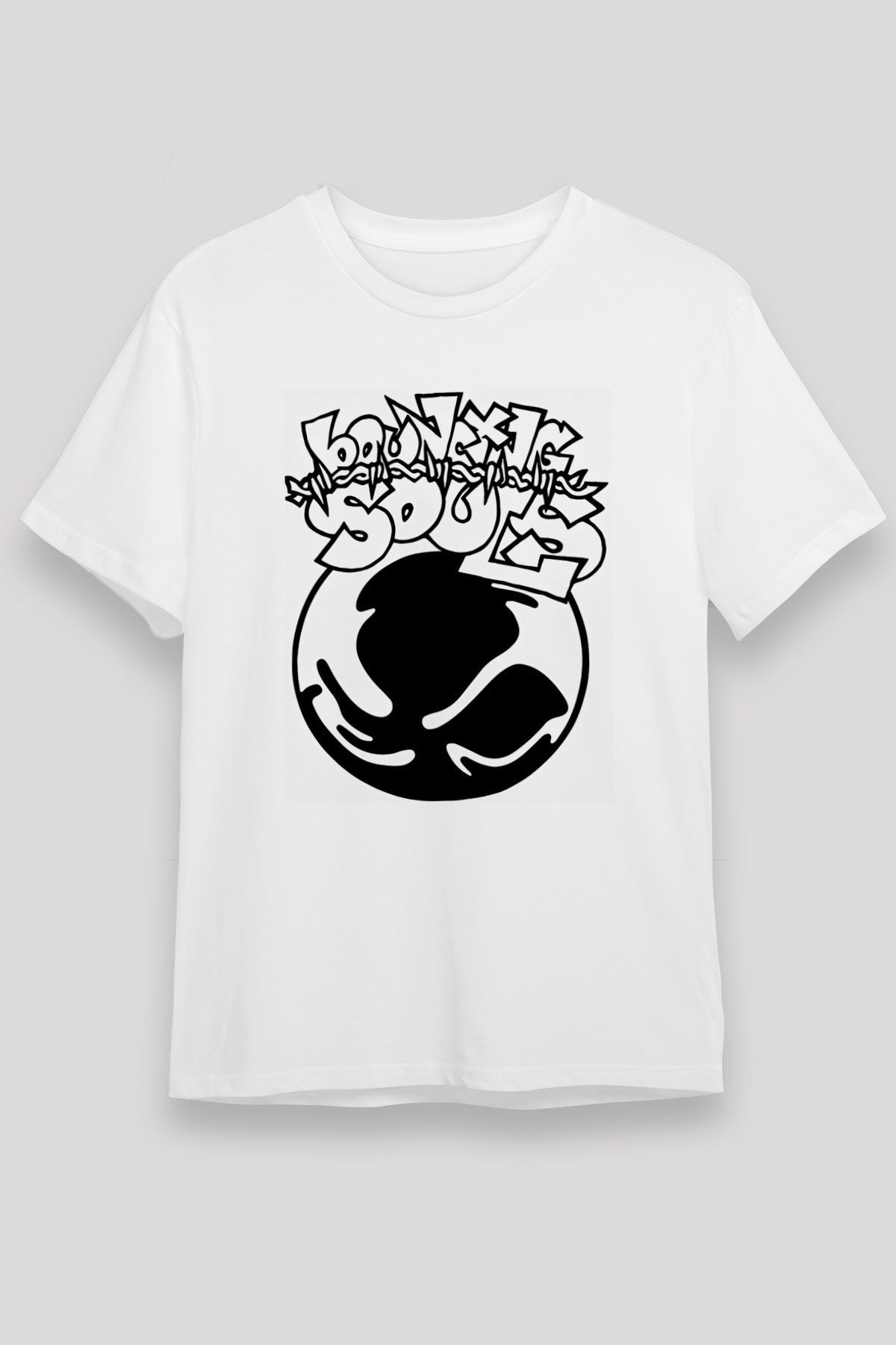 Bouncing Souls Beyaz Unisex Tişört T-Shirt - TişörtFabrikası