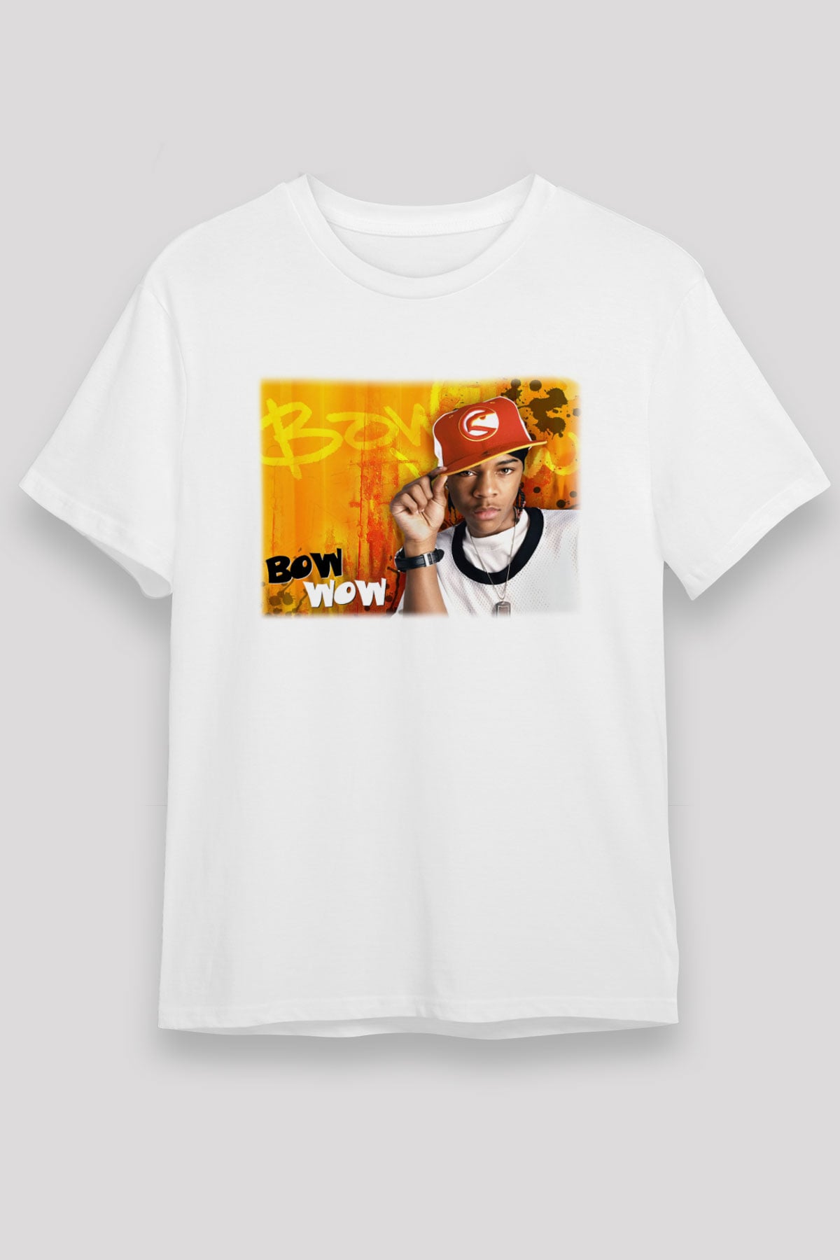 Bow Wow Beyaz Unisex Tişört T-Shirt - TişörtFabrikası