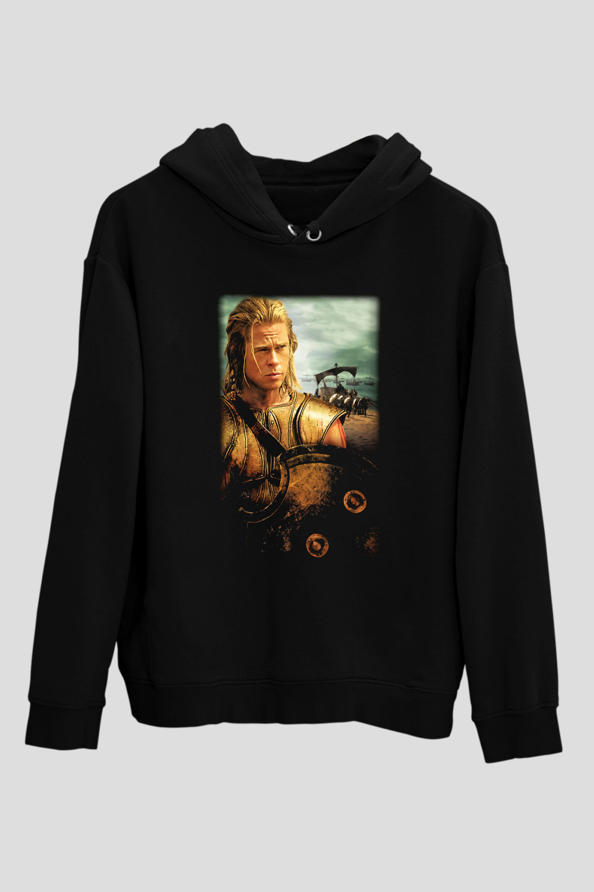 Brad Pitt Siyah Unisex Hoodie