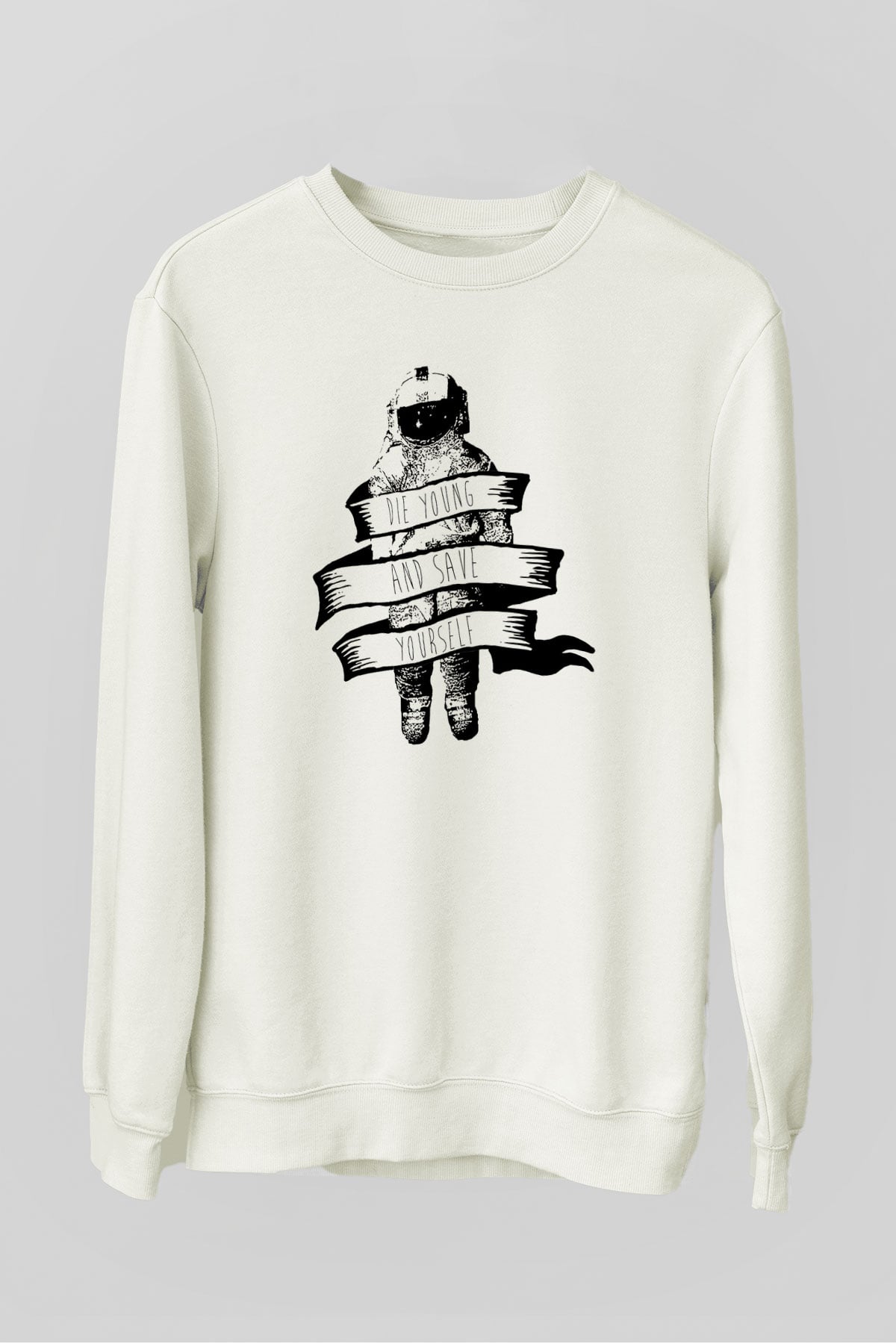 Brand New Beyaz Unisex Sweatshirt
