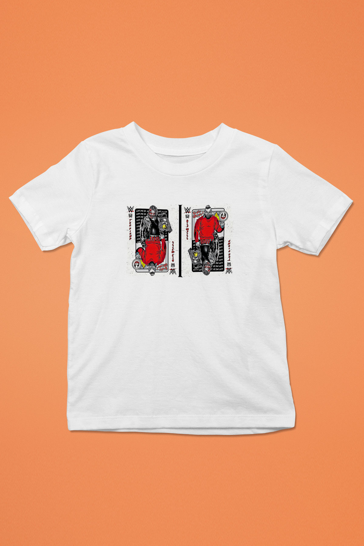 Bray Wyatt Baskılı Beyaz Unisex Beyaz Çocuk Tişört - Tshirt
