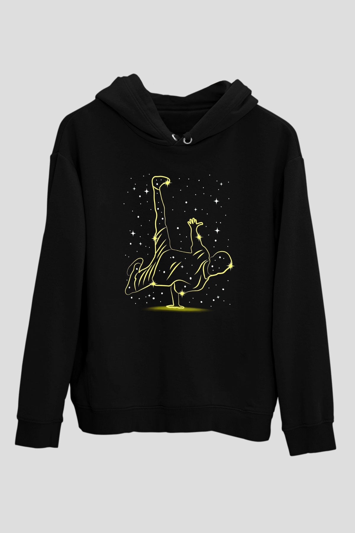 Breakdans Siyah Unisex Hoodie