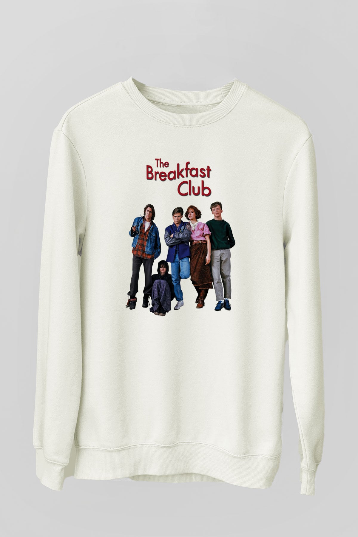 Breakfast Club Beyaz Unisex Sweatshirt