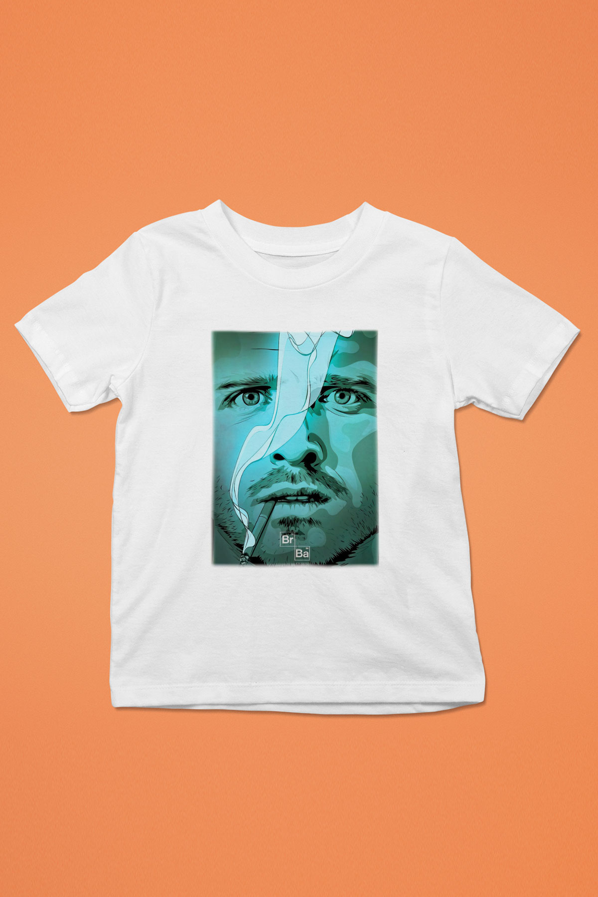 Breaking Bad Heisenberg Baskılı Beyaz Unisex Çocuk Tişört
