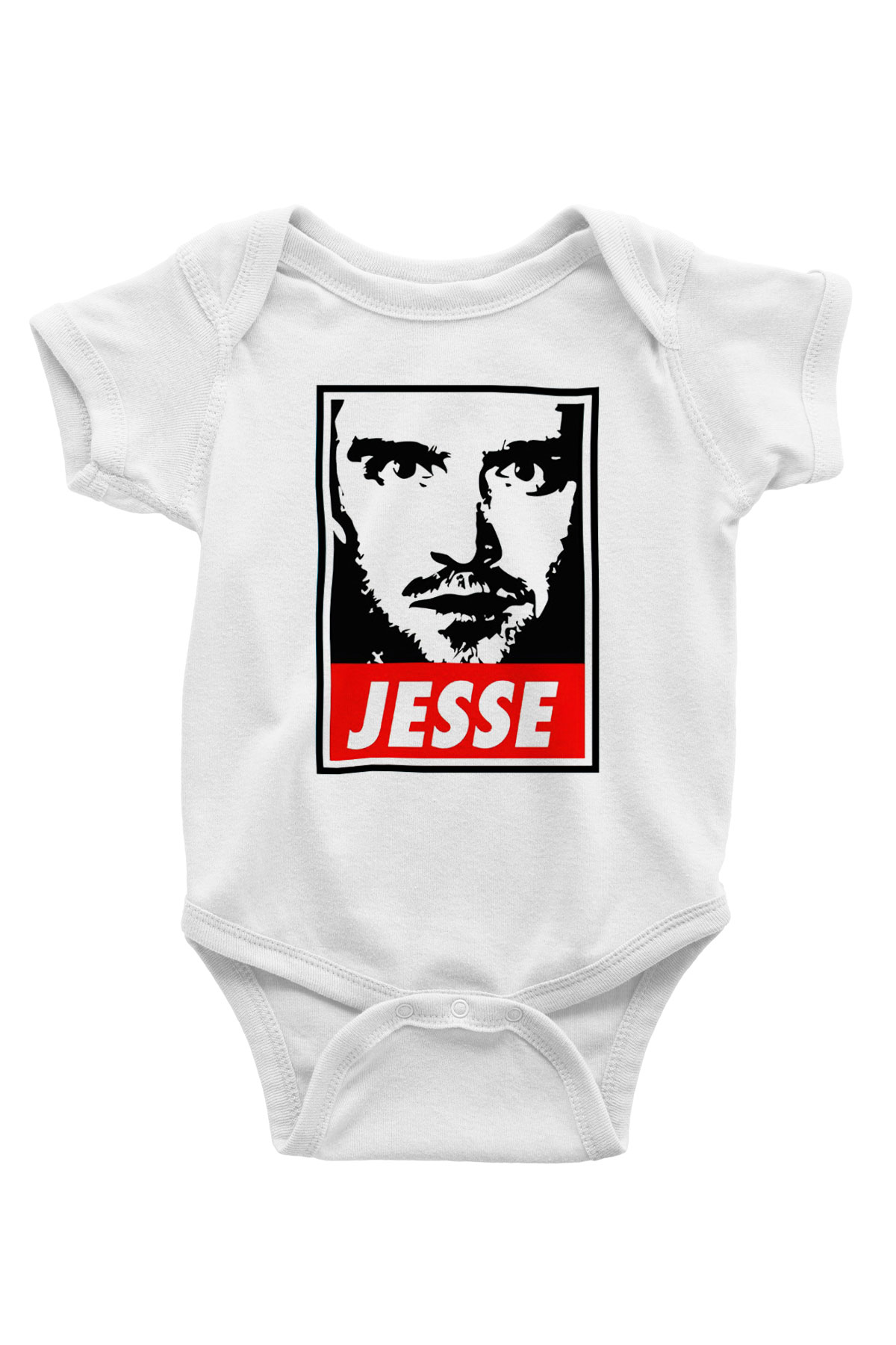 Breaking Bad Heisenberg Baskılı Beyaz Unisex Bebek Body - Zıbın