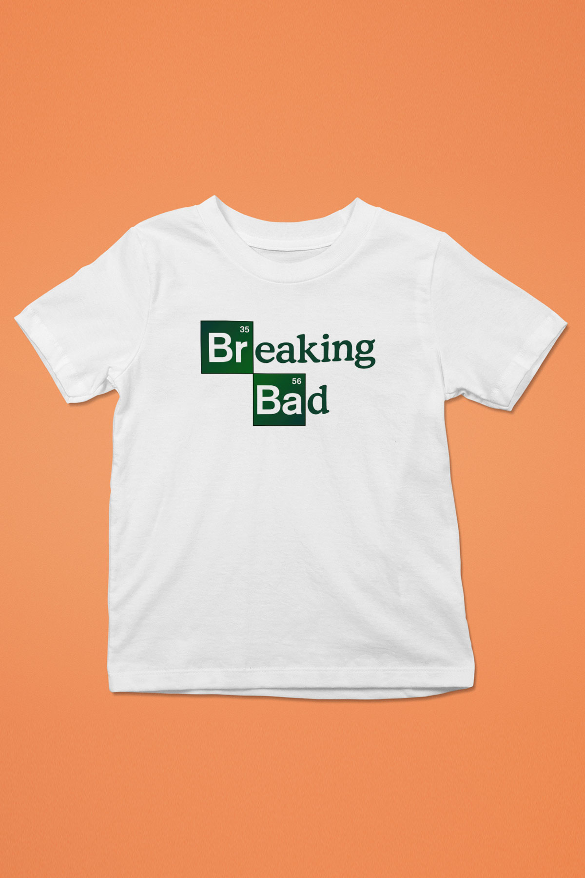 Breaking Bad Heisenberg Baskılı Beyaz Unisex Çocuk Tişört