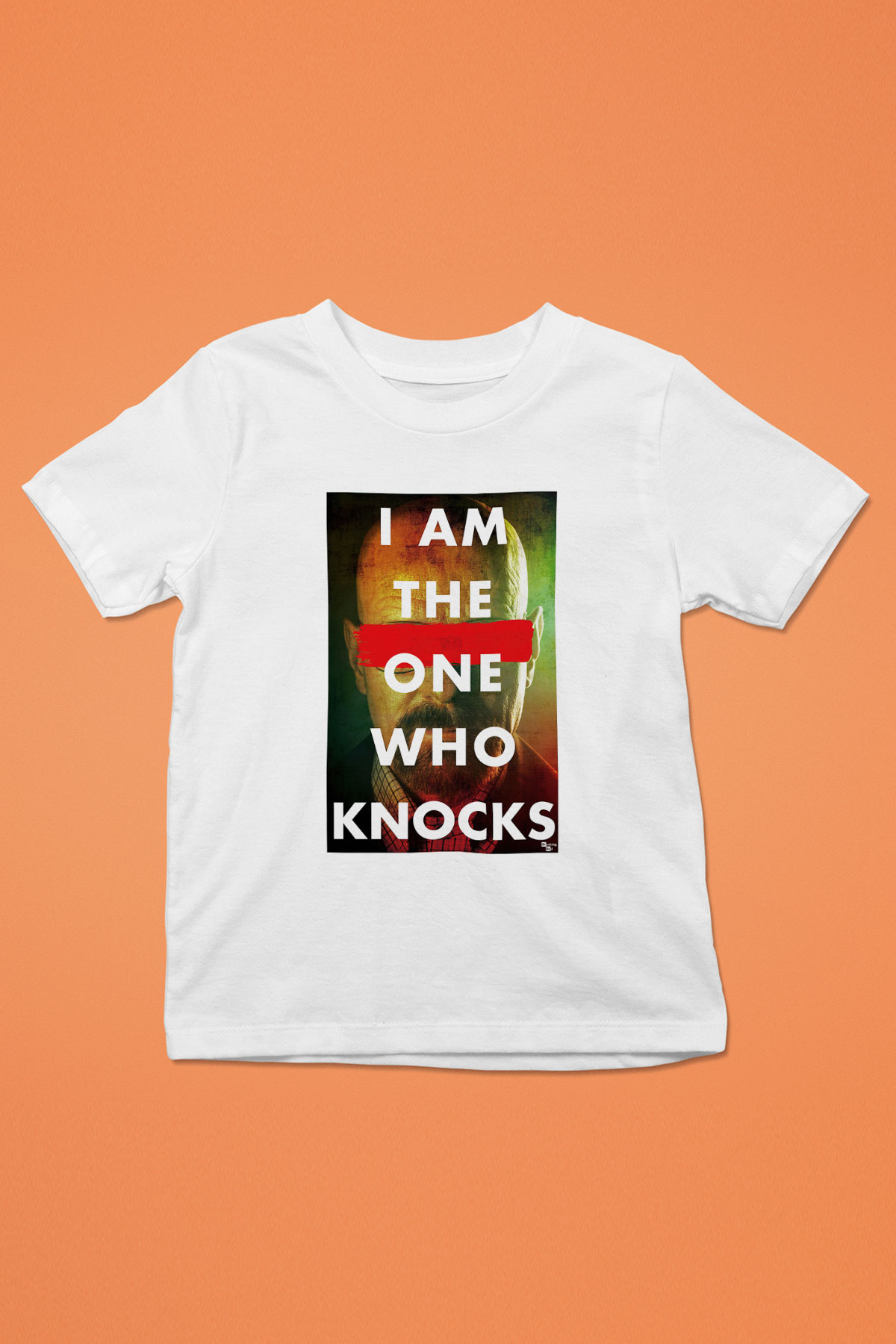 Breaking Bad Heisenberg Baskılı Beyaz Unisex Çocuk Tişört