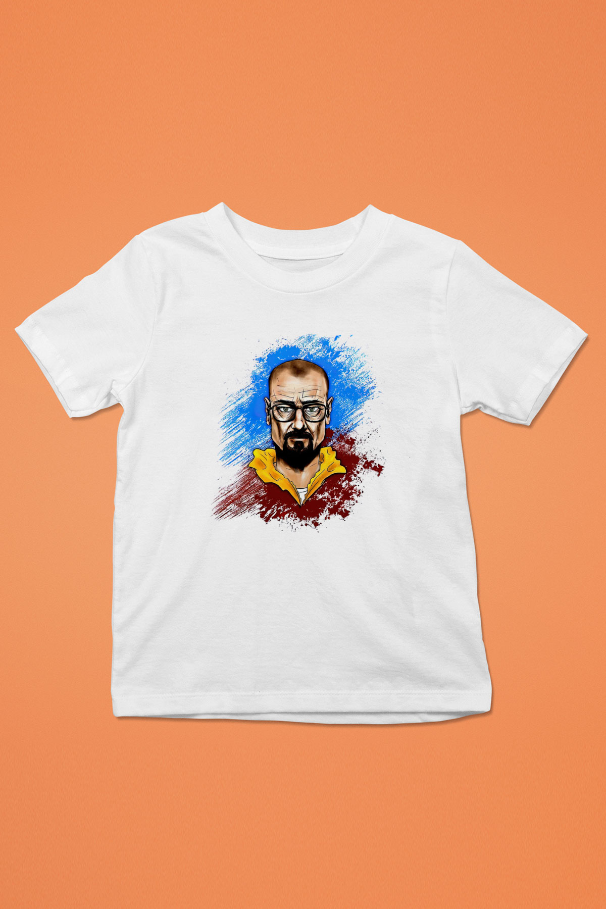 Breaking Bad Heisenberg Beyaz Unisex Çocuk Tişört