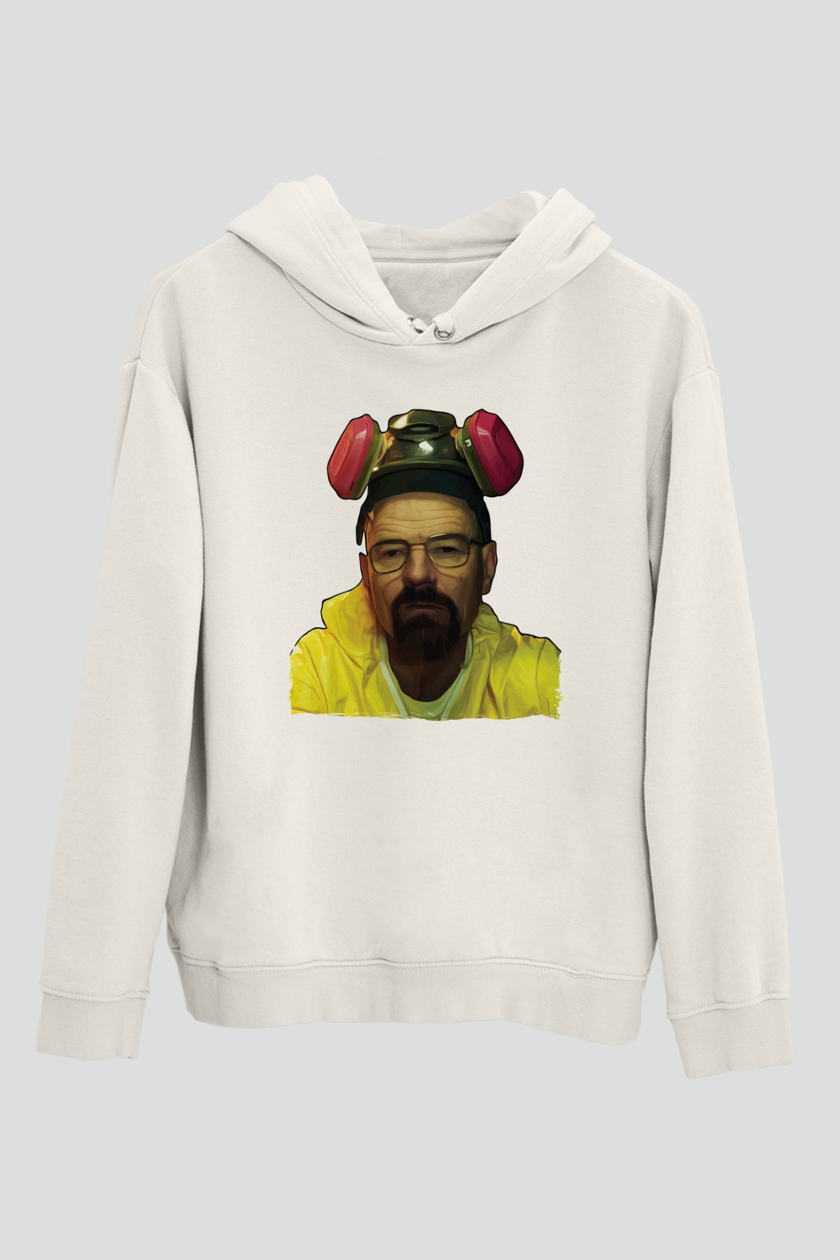 Breaking Bad Heisenberg Beyaz Unisex Hoodie