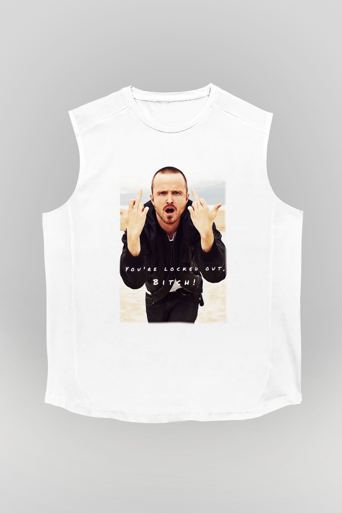 Breaking Bad Heisenberg Beyaz Unisex Kolsuz Tişört