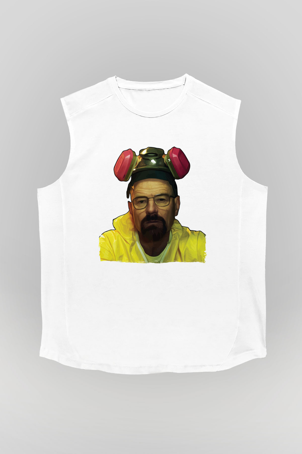 Breaking Bad Heisenberg Beyaz Unisex Kolsuz Tişört