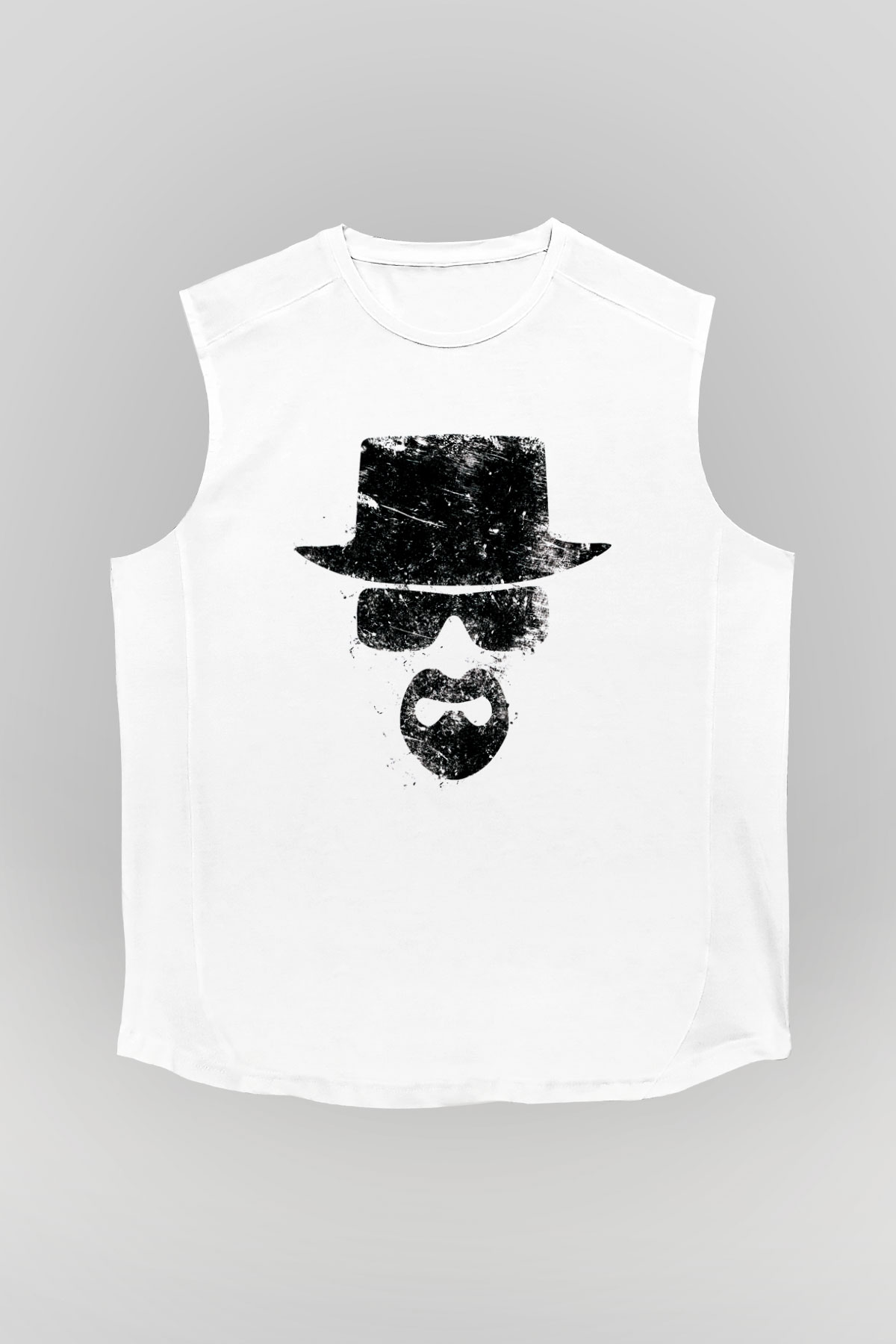 Breaking Bad Heisenberg Beyaz Unisex Kolsuz Tişört