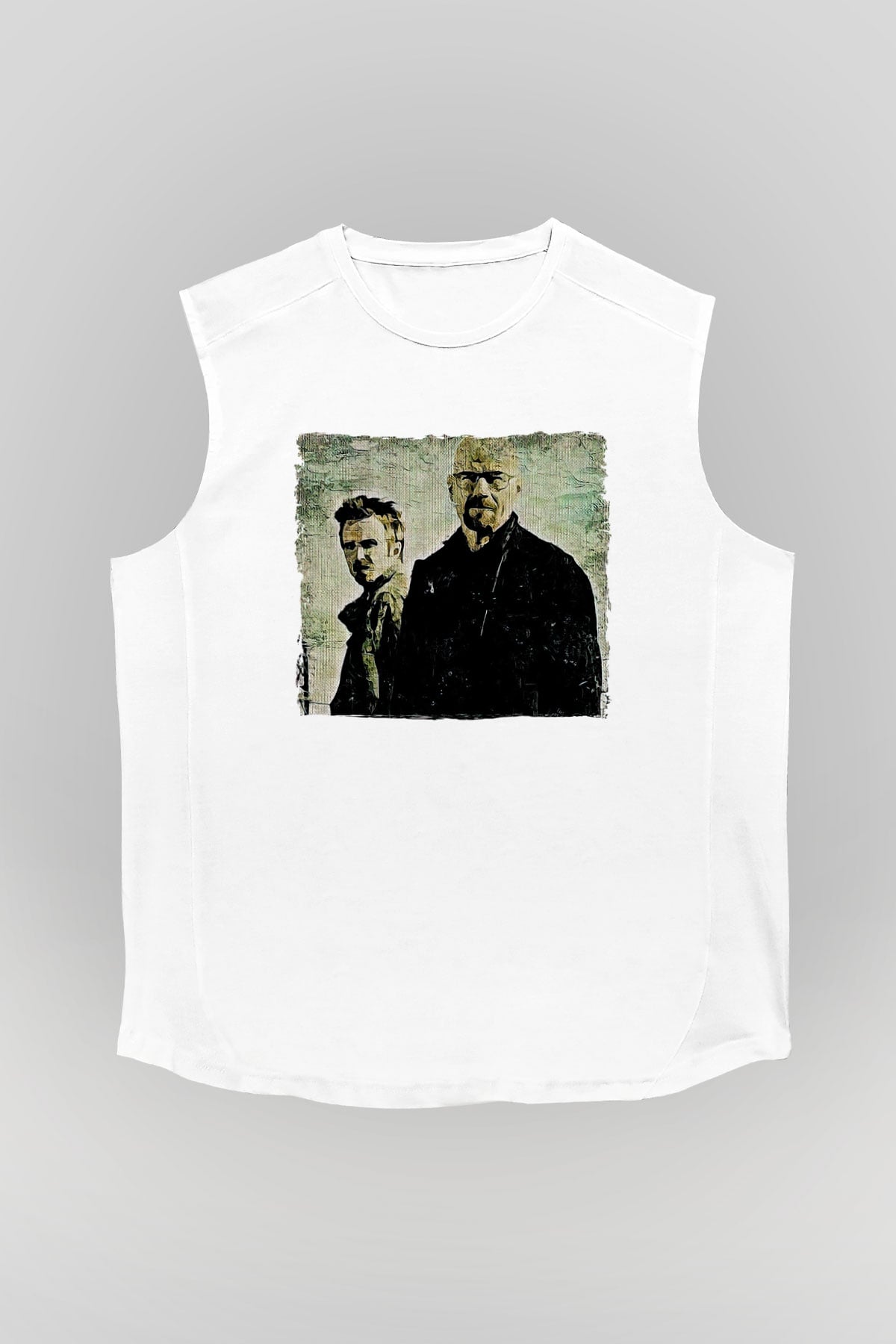 Breaking Bad Heisenberg Beyaz Unisex Kolsuz Tişört