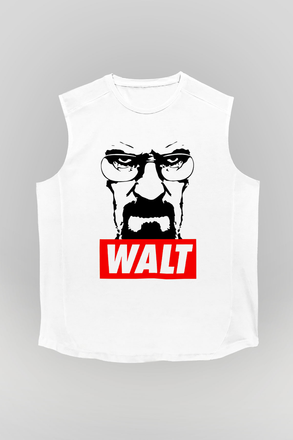 Breaking Bad Heisenberg Beyaz Unisex Kolsuz Tişört