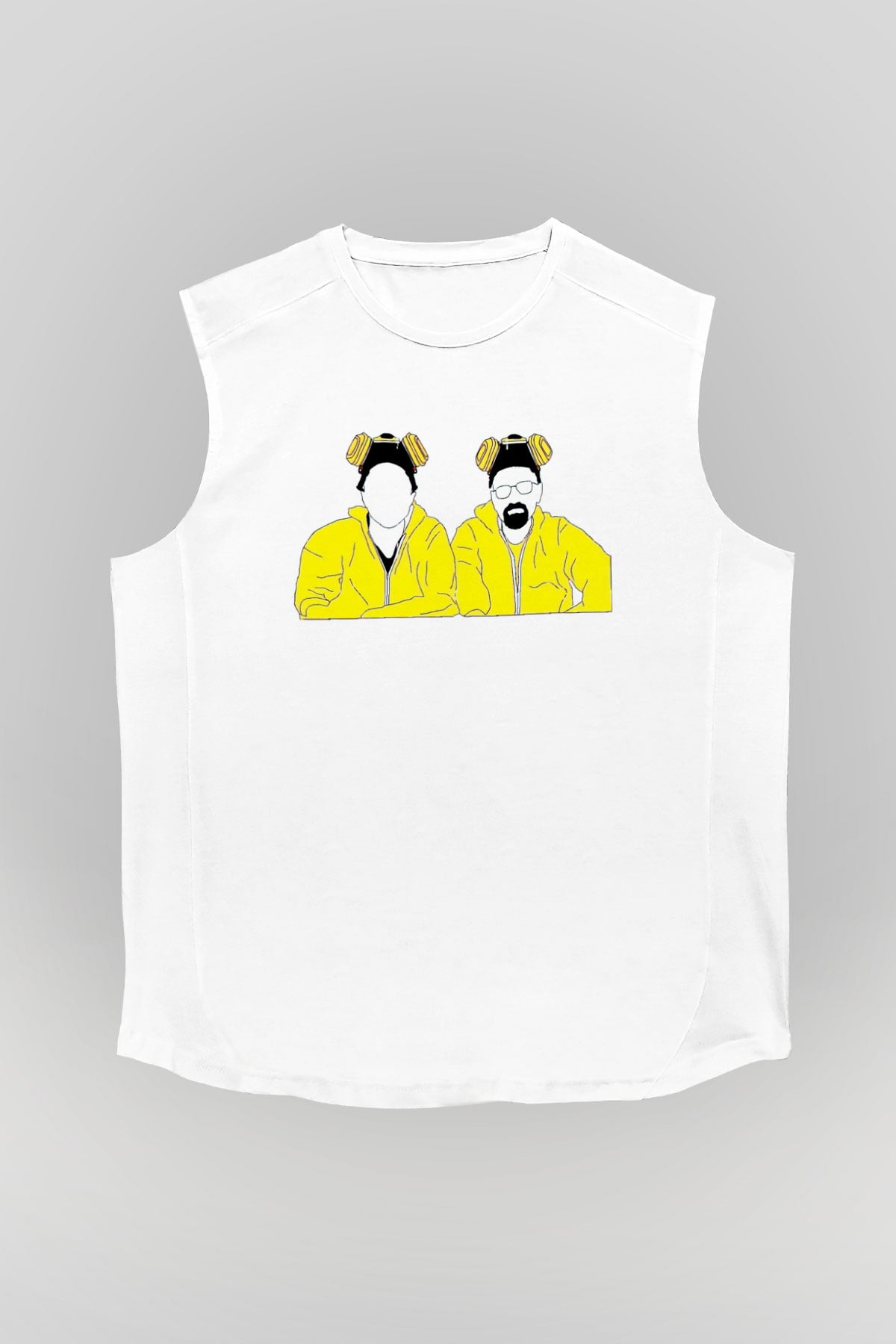Breaking Bad Heisenberg Beyaz Unisex Kolsuz Tişört
