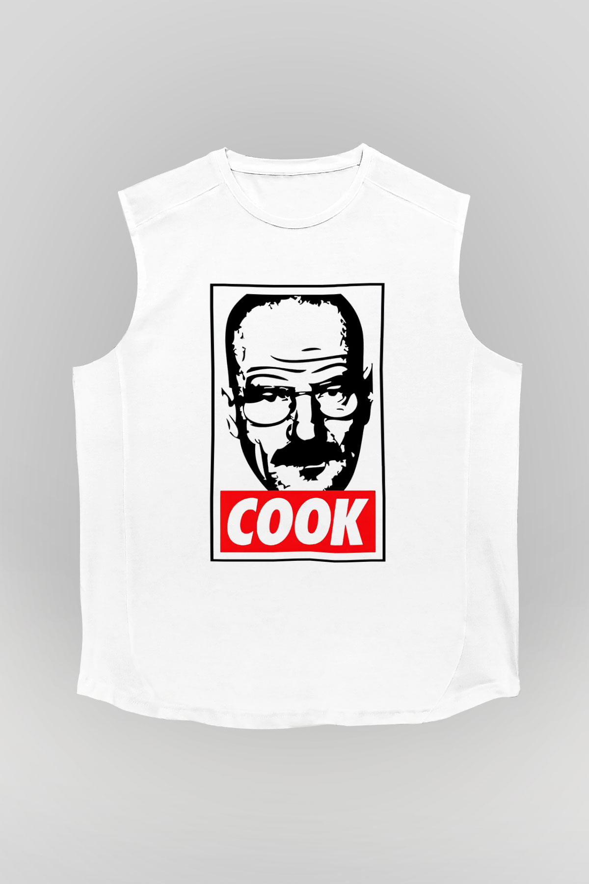 Breaking Bad Heisenberg Beyaz Unisex Kolsuz Tişört