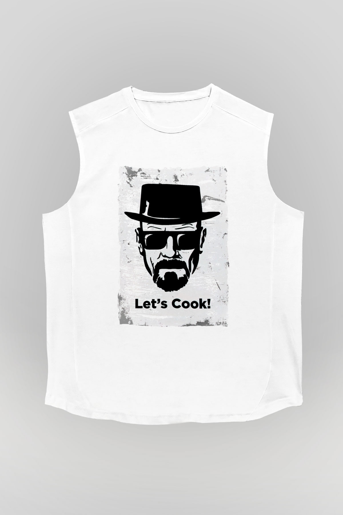 Breaking Bad Heisenberg Beyaz Unisex Kolsuz Tişört