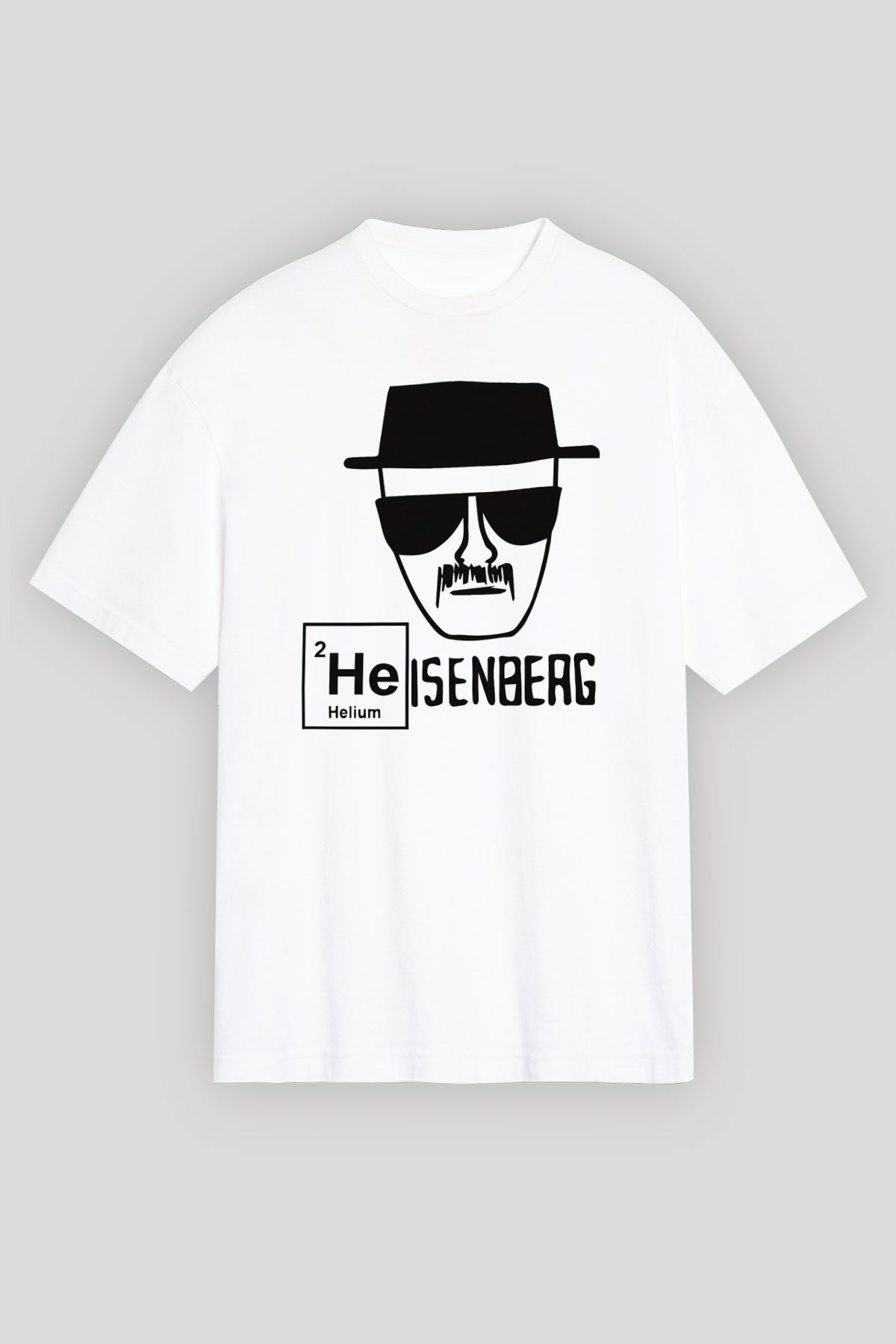 Breaking Bad Heisenberg Beyaz Unisex Oversize Tişört T-Shirt