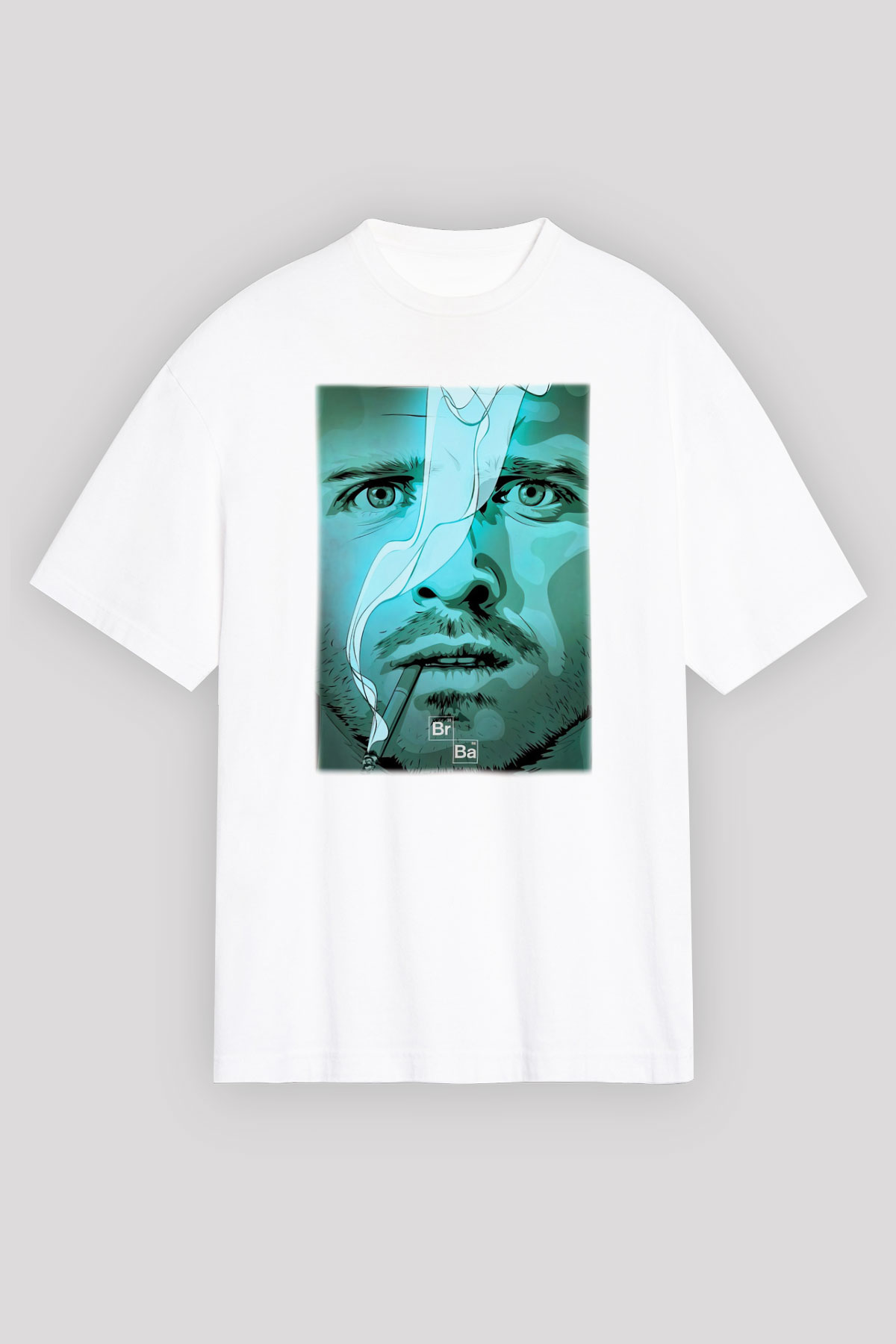 Breaking Bad Heisenberg Beyaz Unisex Oversize Tişört T-Shirt